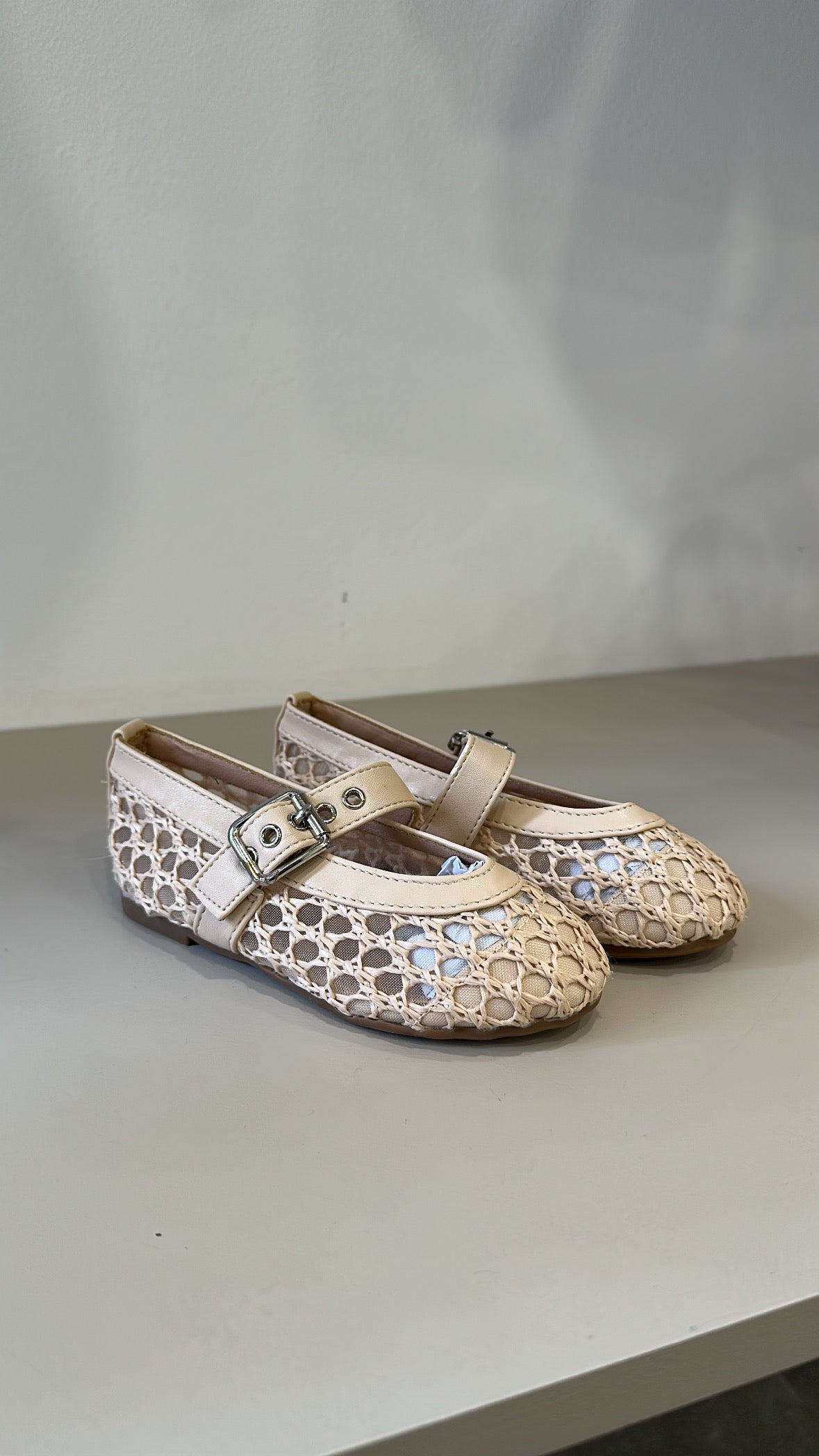Ballerina INTRECCIO - BEIGE