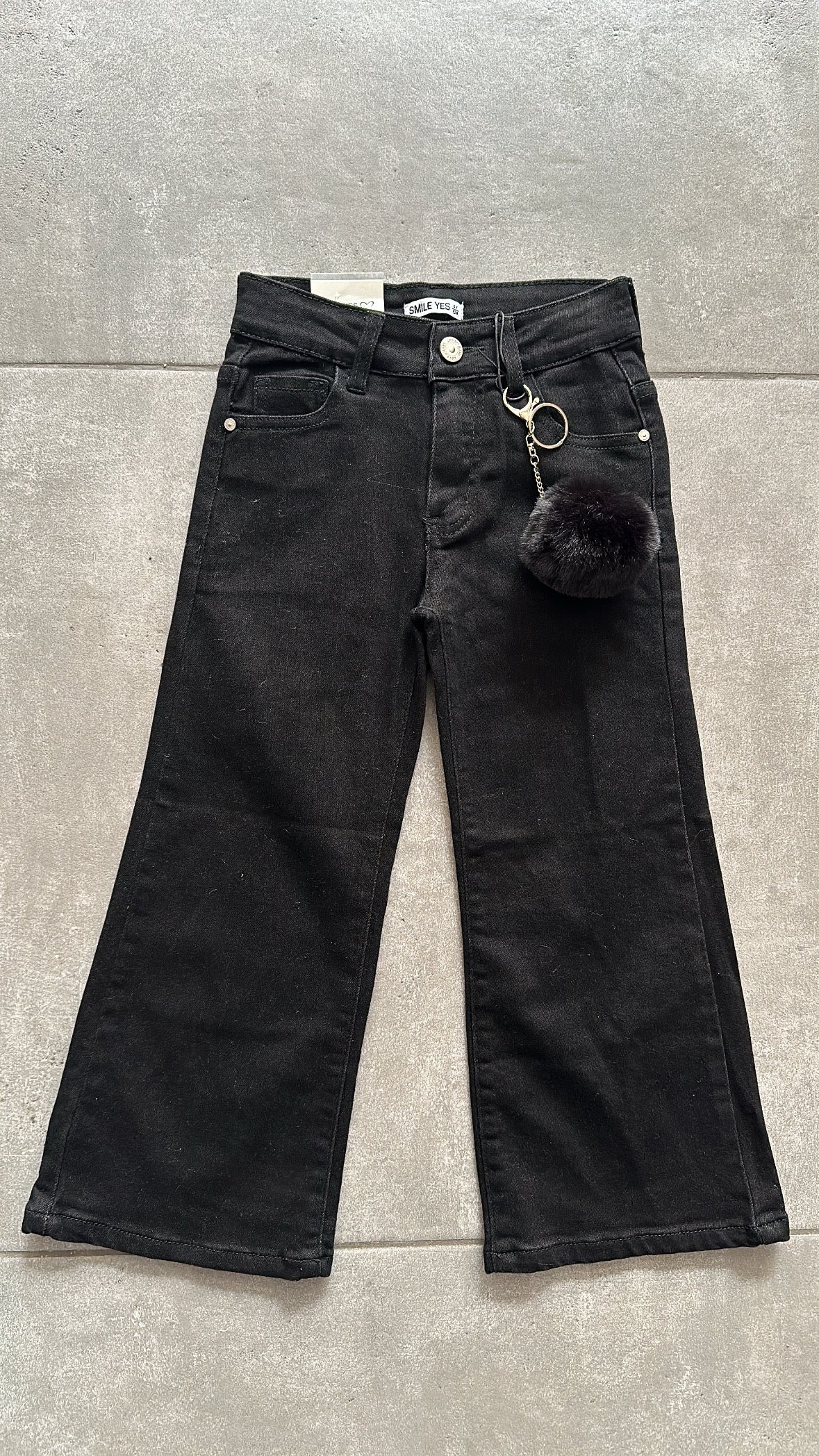 Jeans PALAZZO PON PON 4-12A - NERO