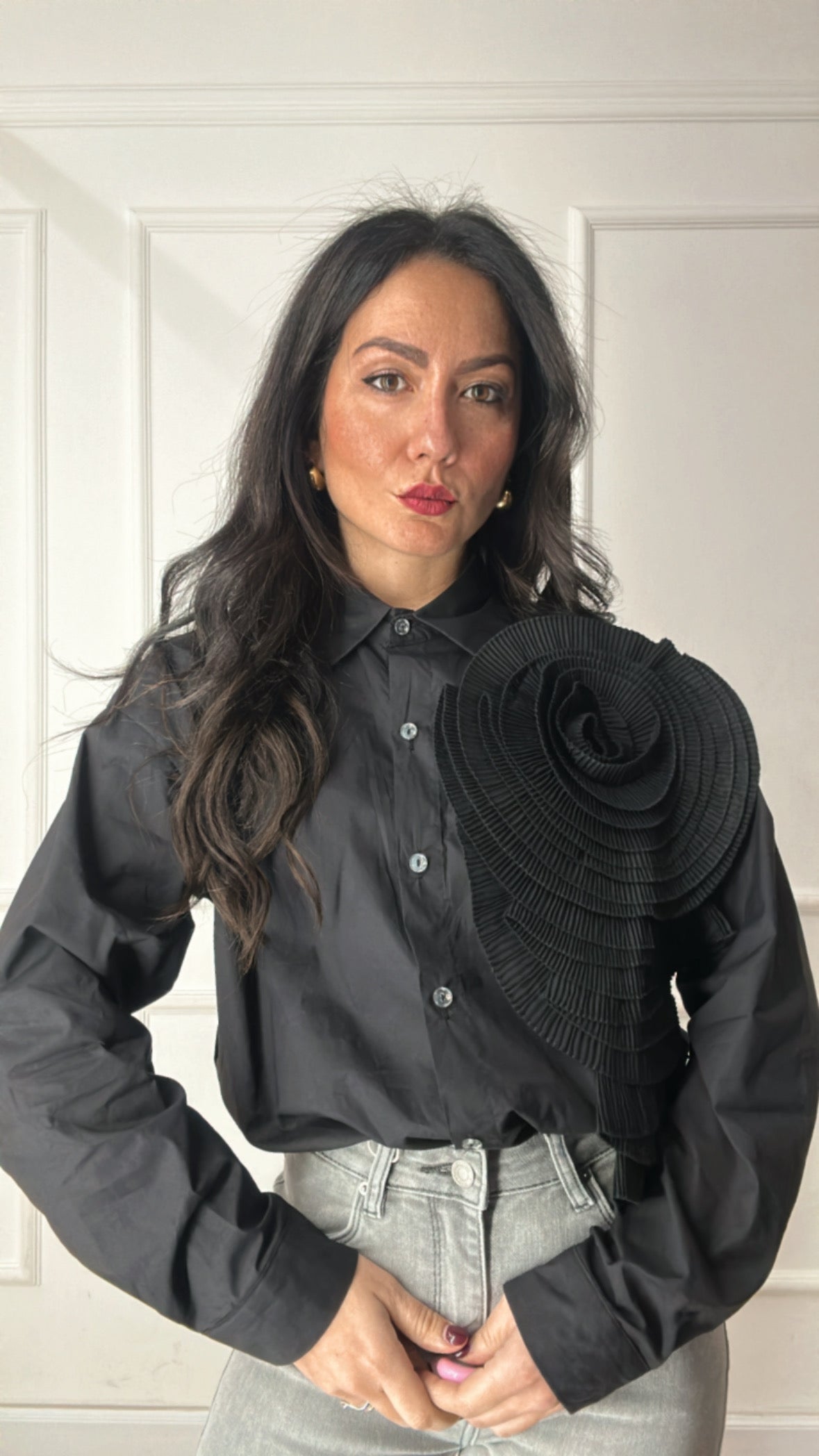 Camicia SUPERFIORE - NERO