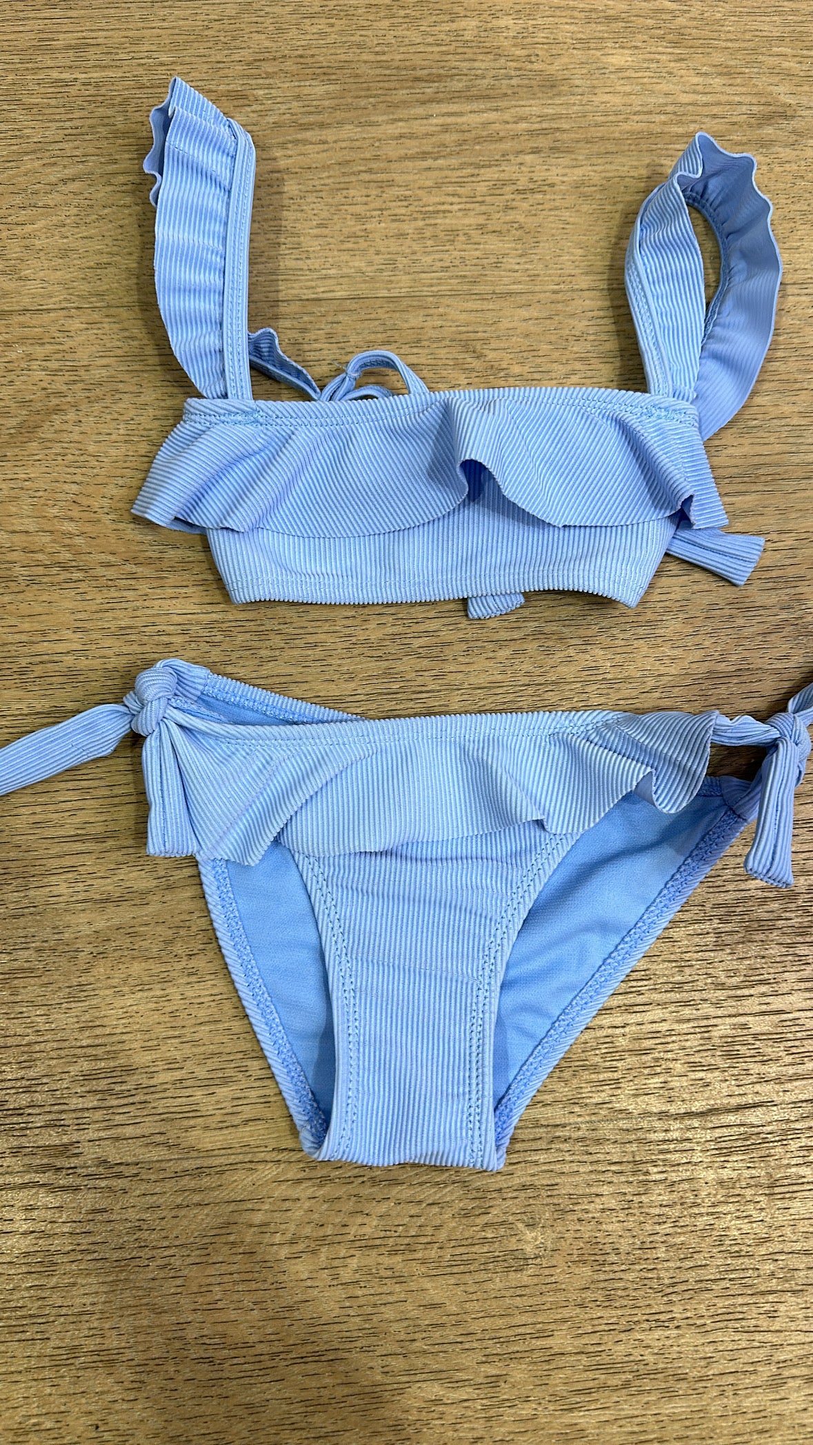 Bikini RIGHE 4-12 A - AZZURRO