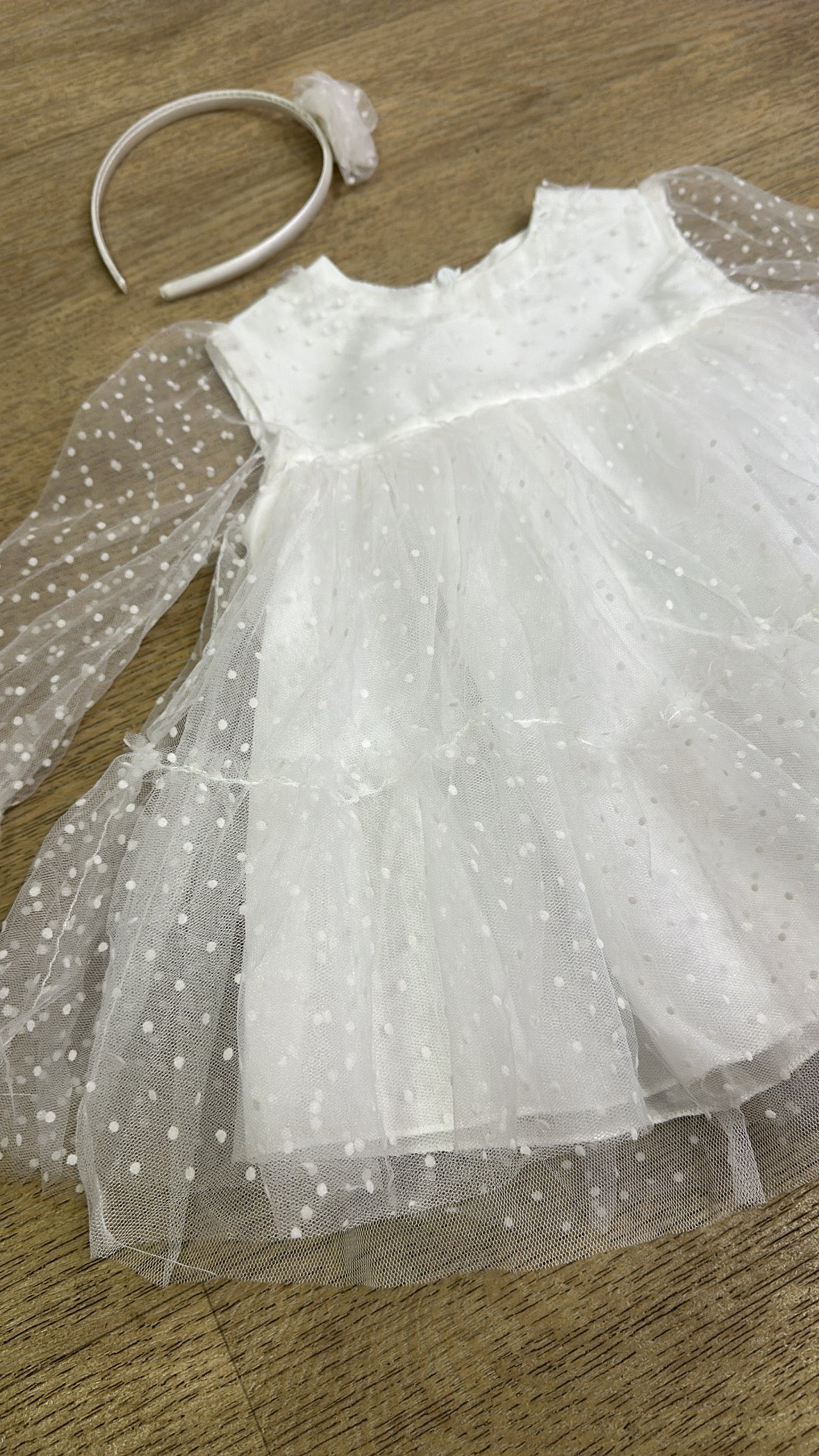 Vestitino VELO POIS 12-36M - BIANCO
