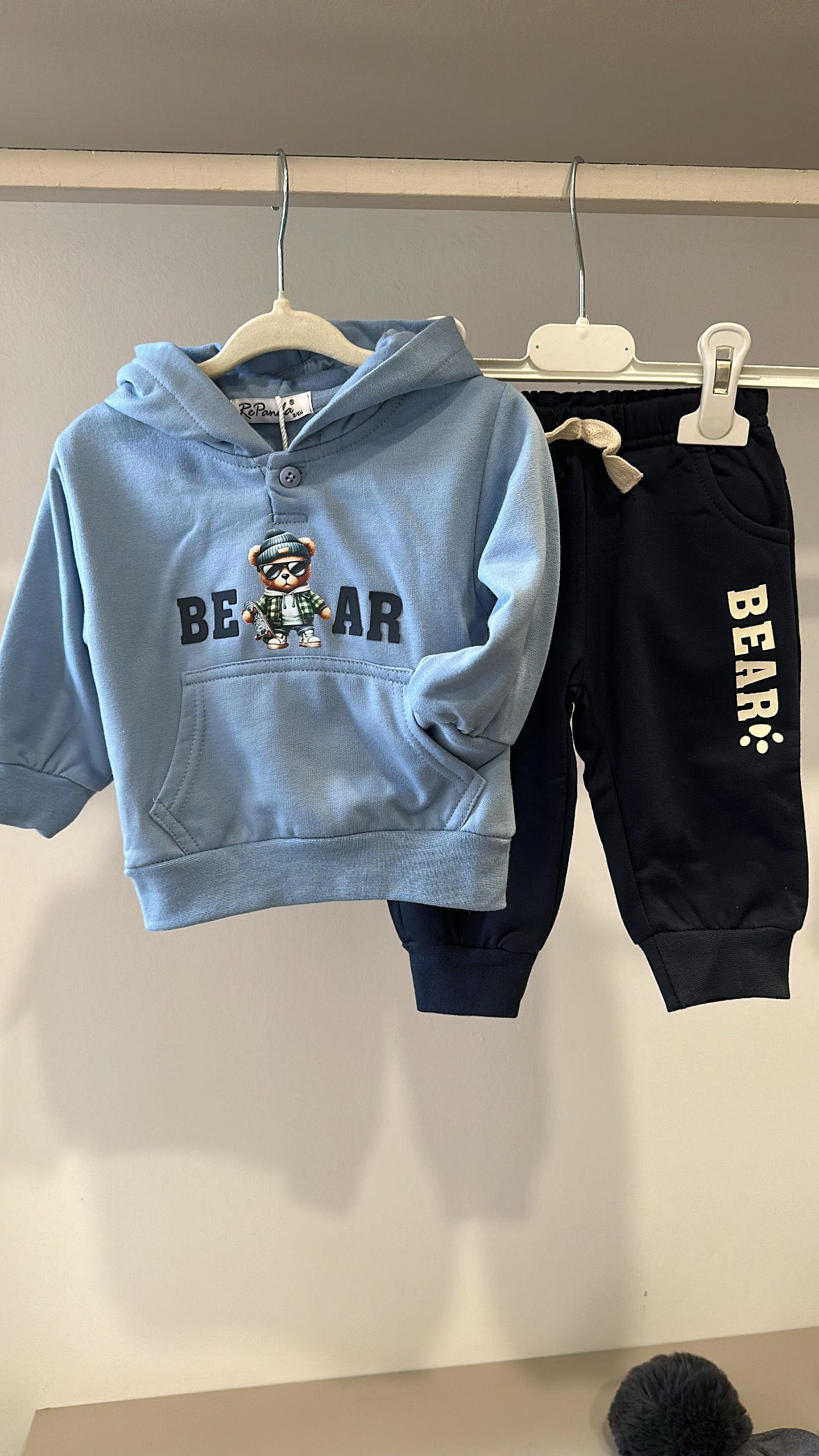 Tuta BEAR 3-14M - AZZURRO