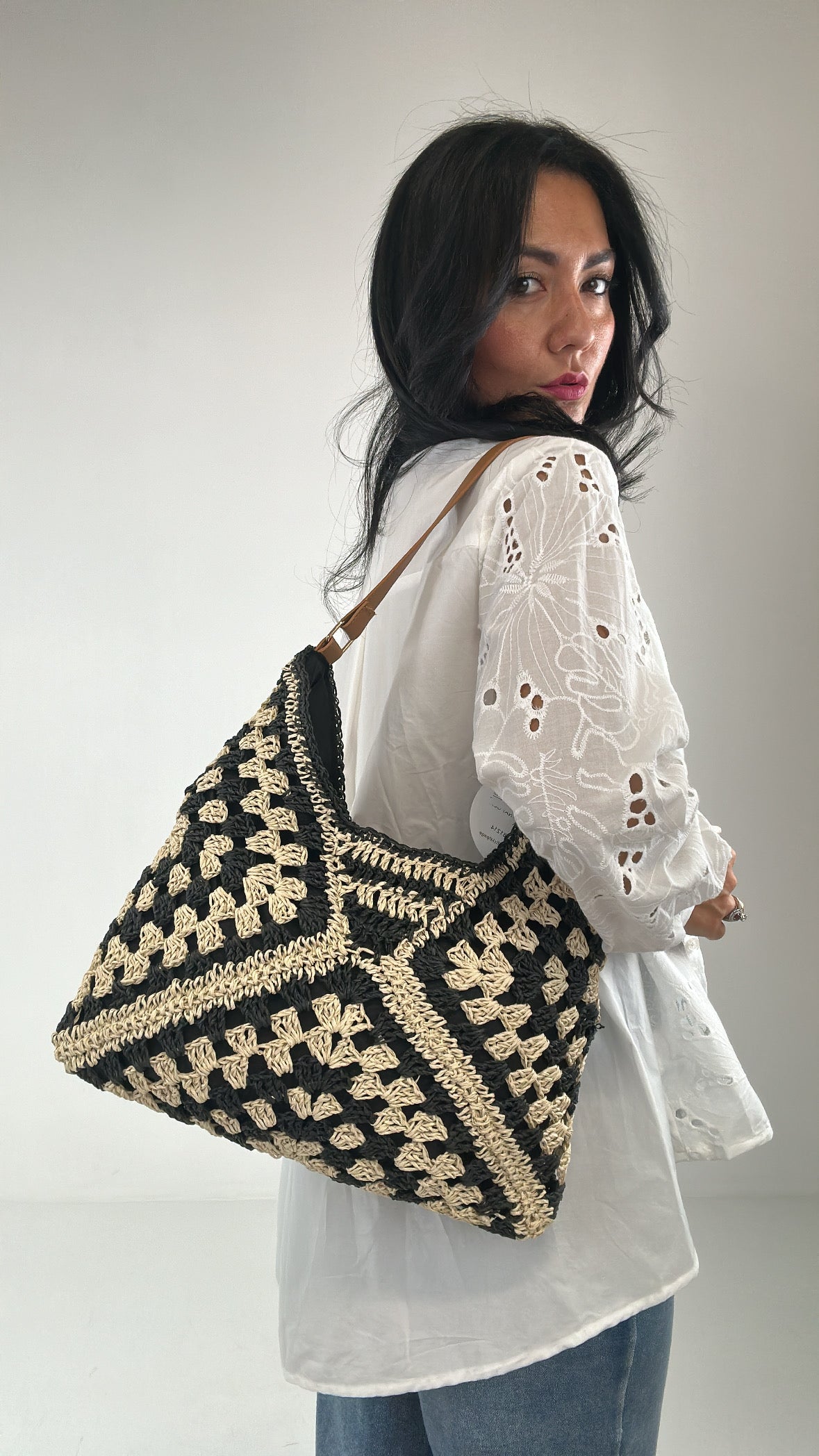 Borsa BICOLOR - NERO