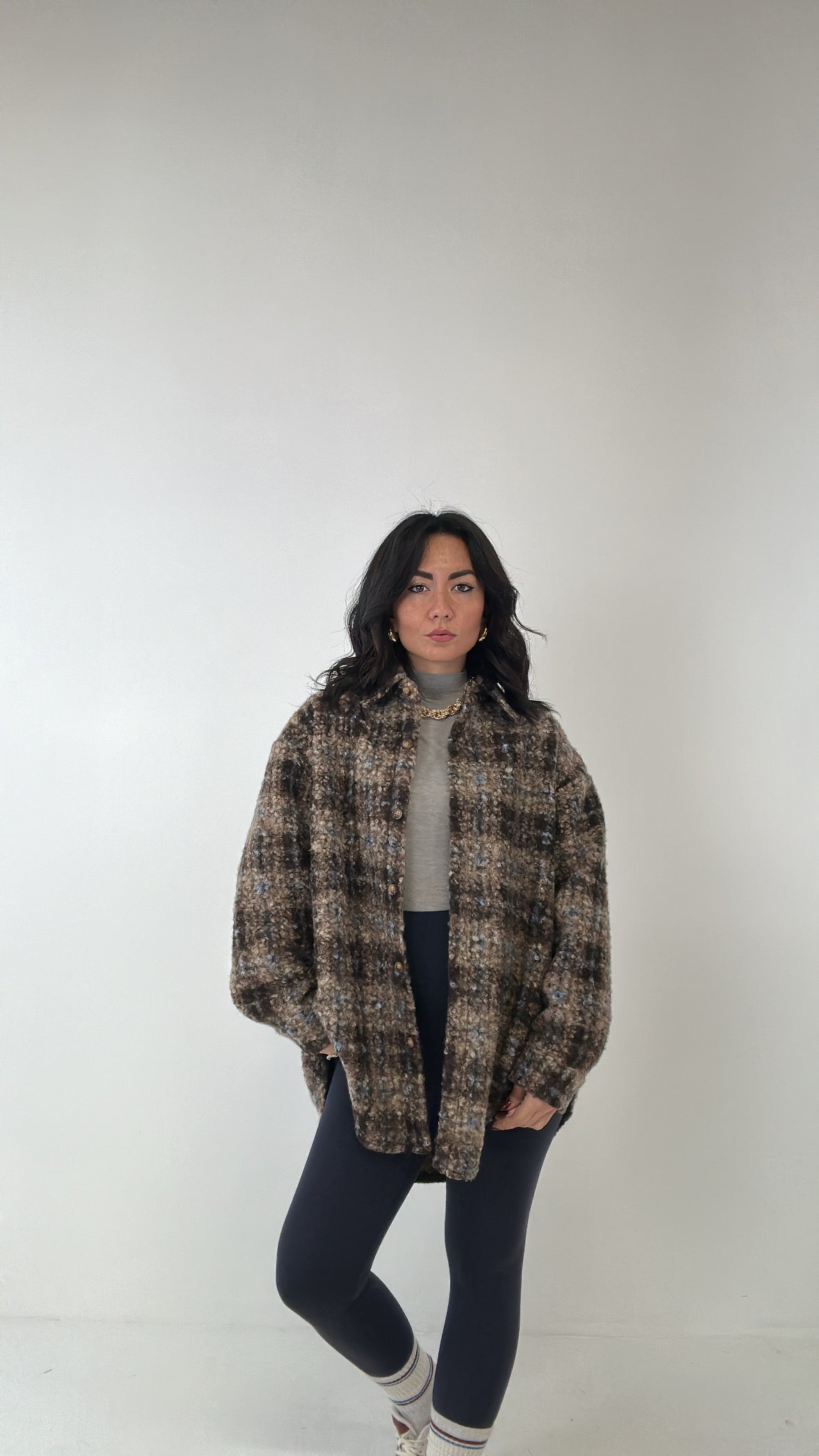 Camicione BOUCLER - MARRONE