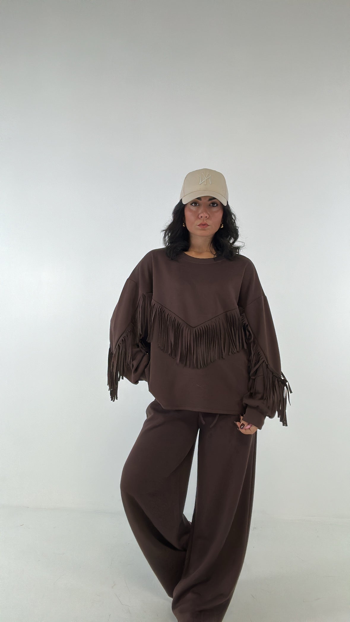 Completo TUTA FRANGE - MARRONE