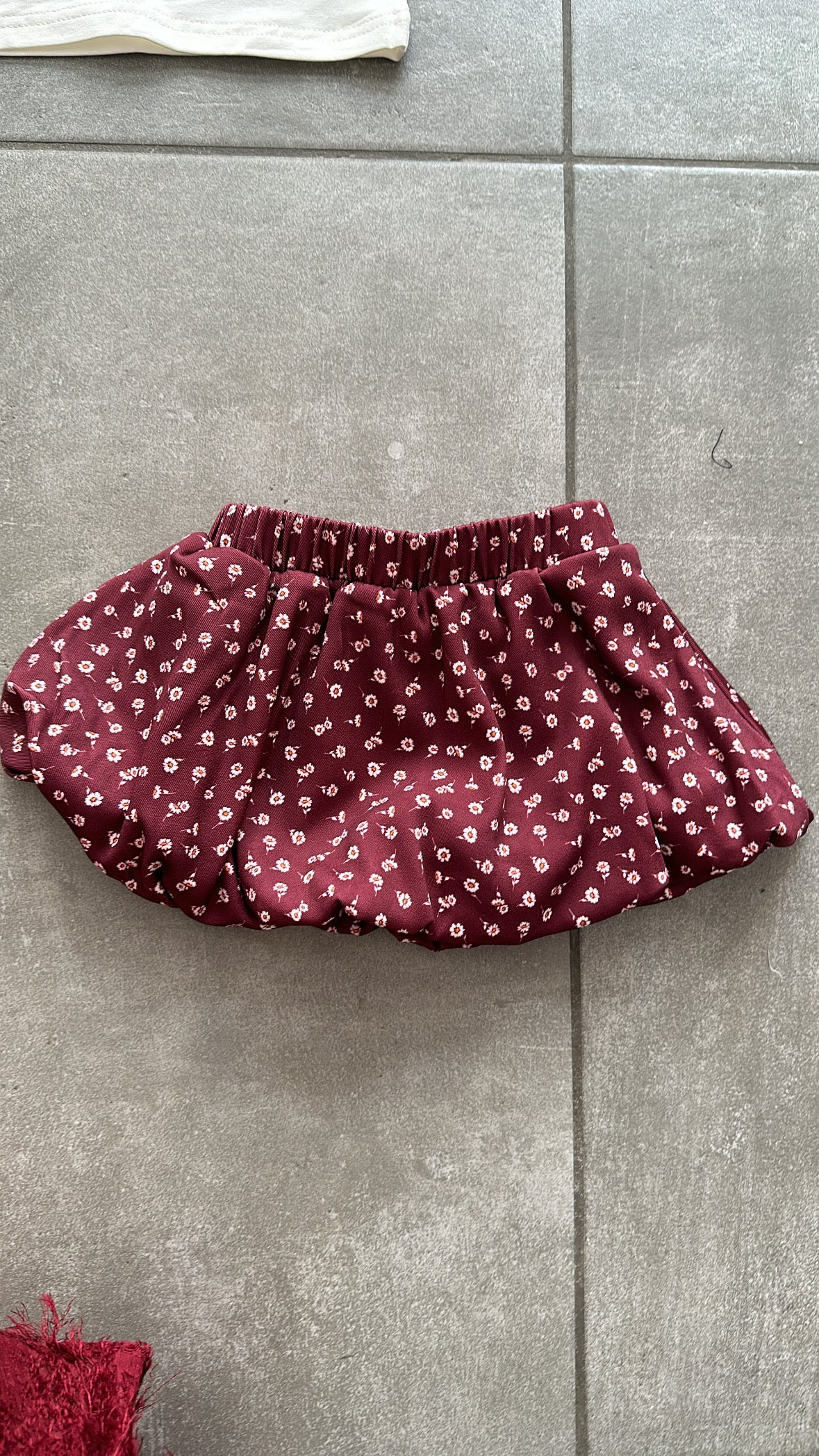 Minigonna FIORELLINI 12-36M - BORDEAUX