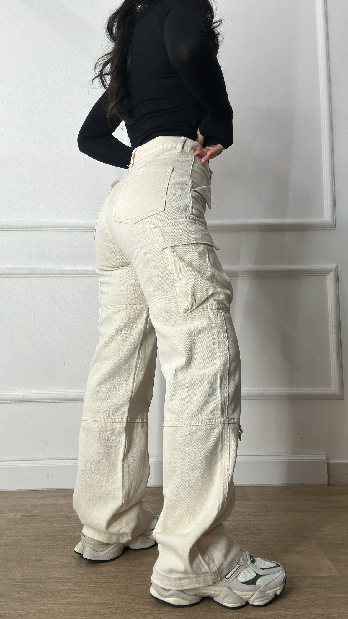 Jeans SLOUCHY DENIM - PANNA
