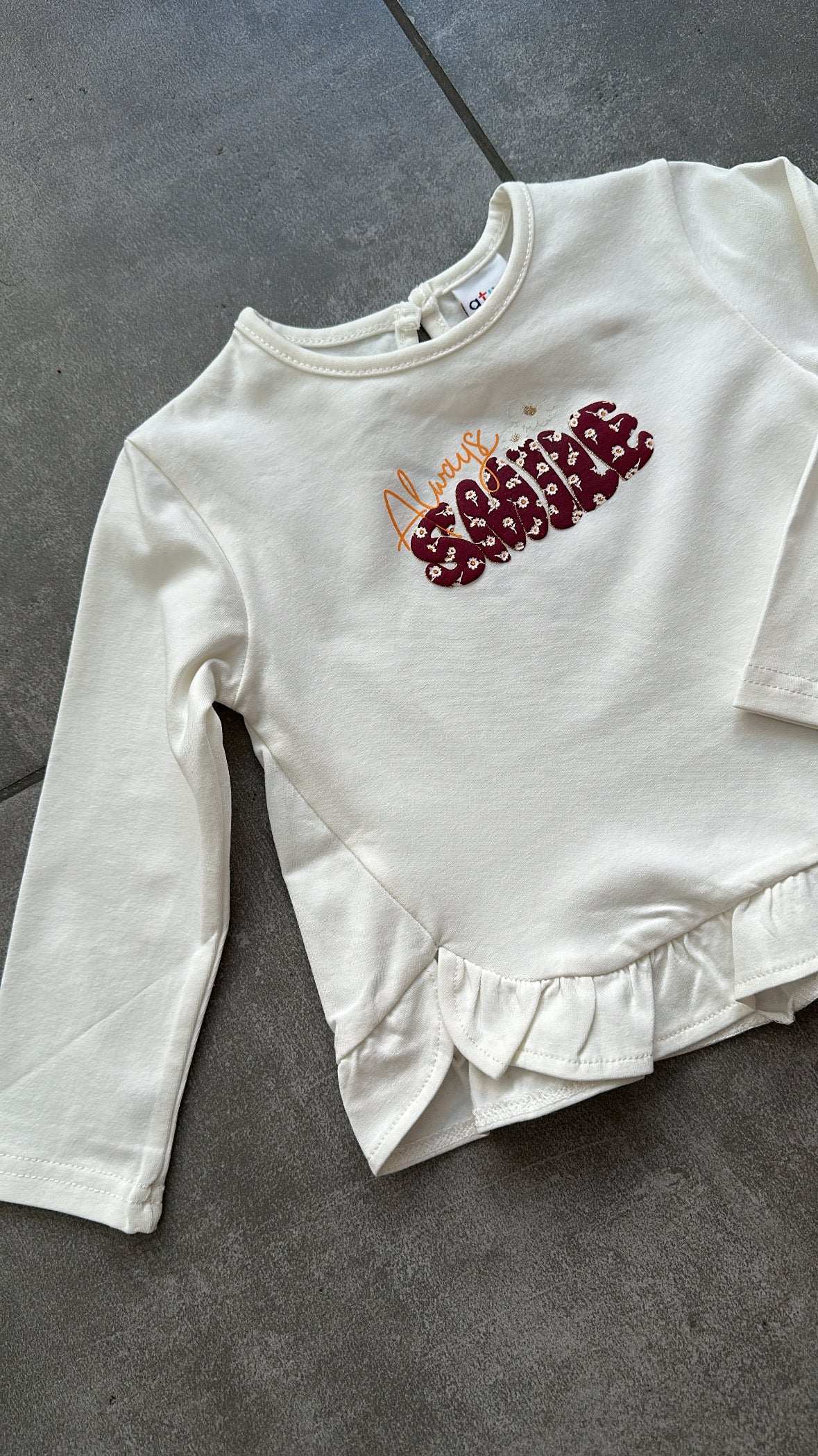Maglia SMILE 12-35M - BIANCO