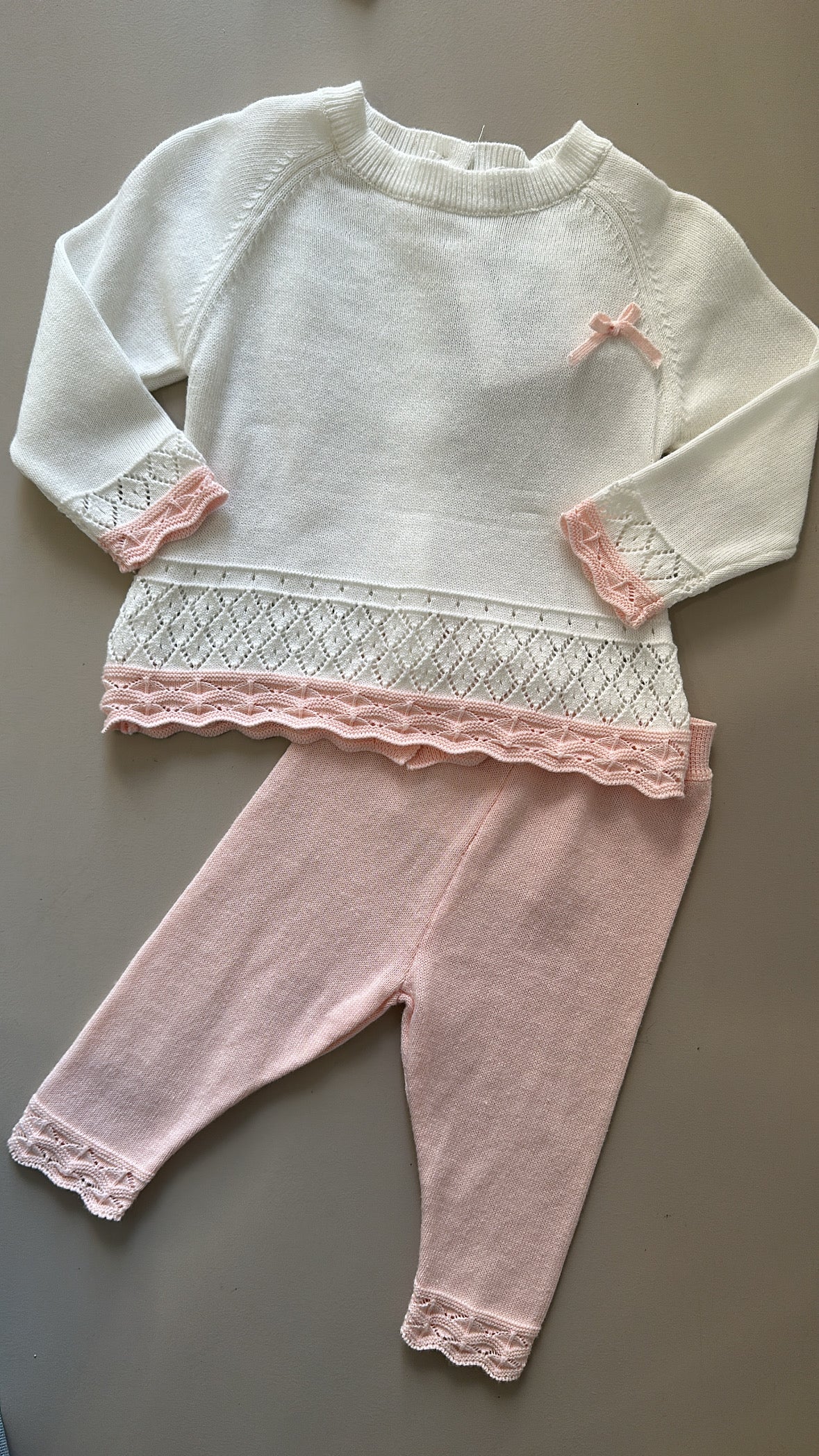 Completo IN FILO FIOCCO 1-12M - BIANCO