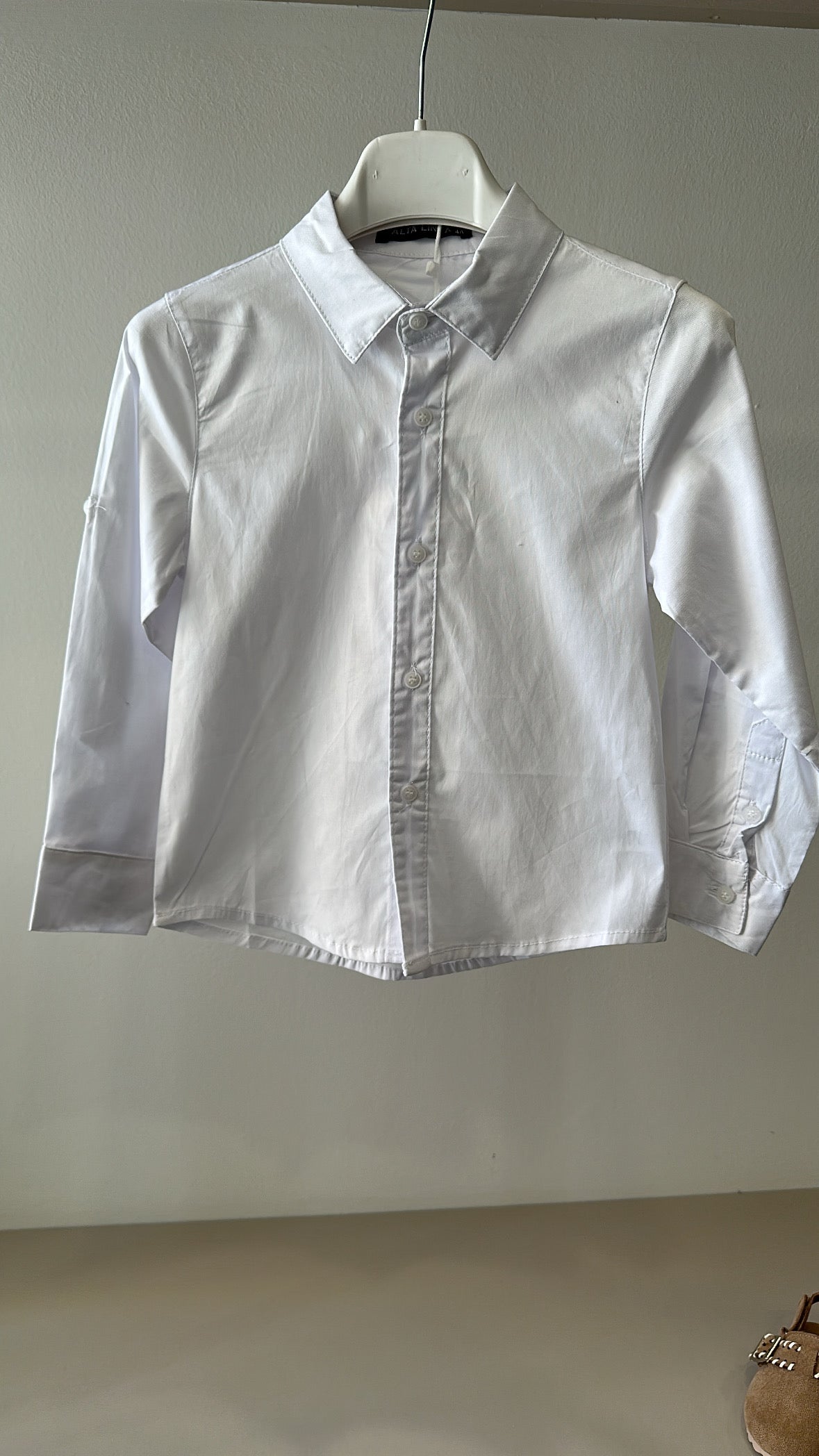 Camicia BASICA 4-14A - BIANCO