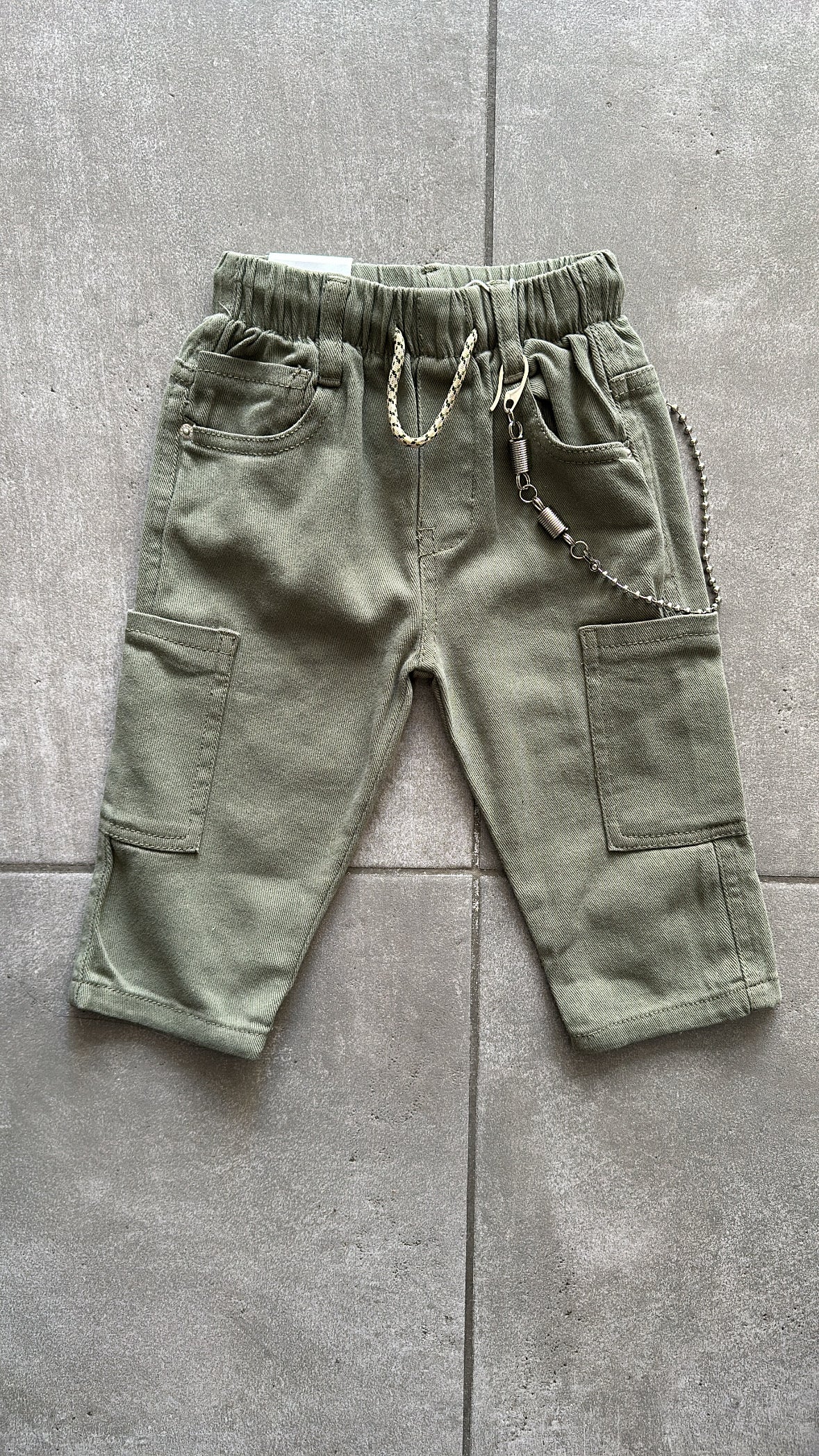 Jeans TASCONI GANG 12-36M - VERDE MILITARE