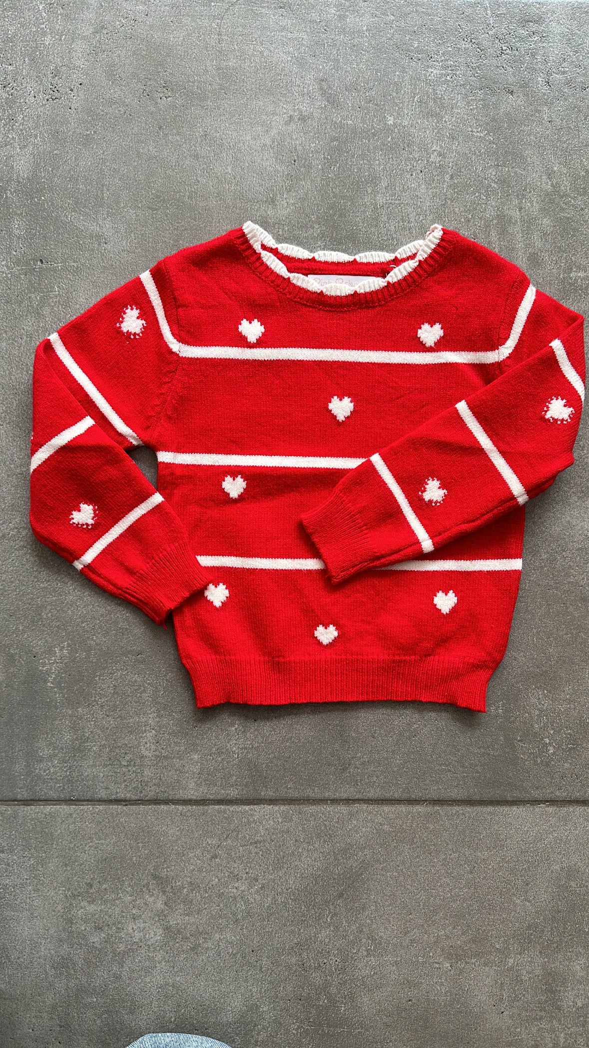 Pull CUORICINI 12-36M - ROSSO