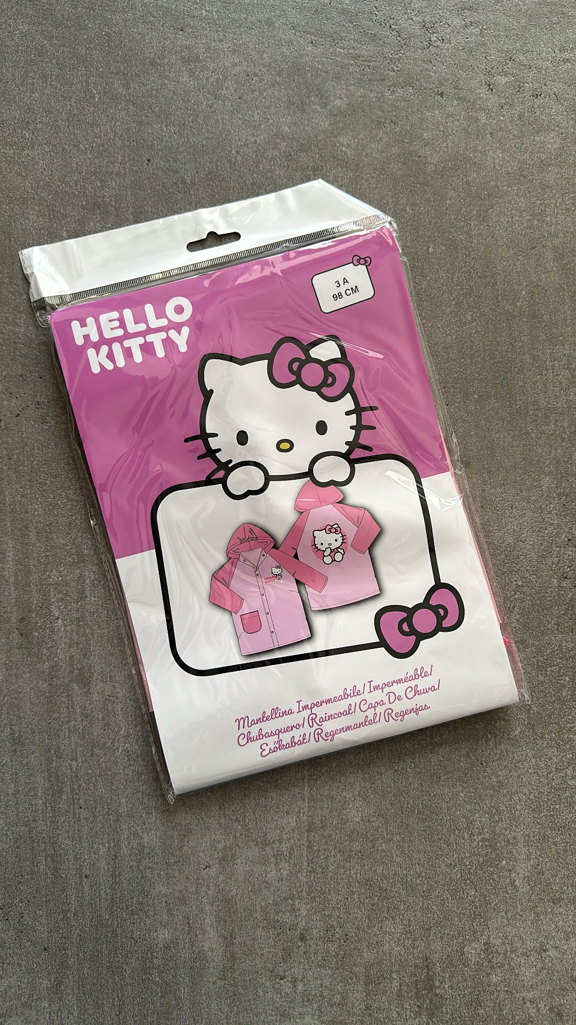 Giubbino PIOGGIA HELLO KITTY - ROSA