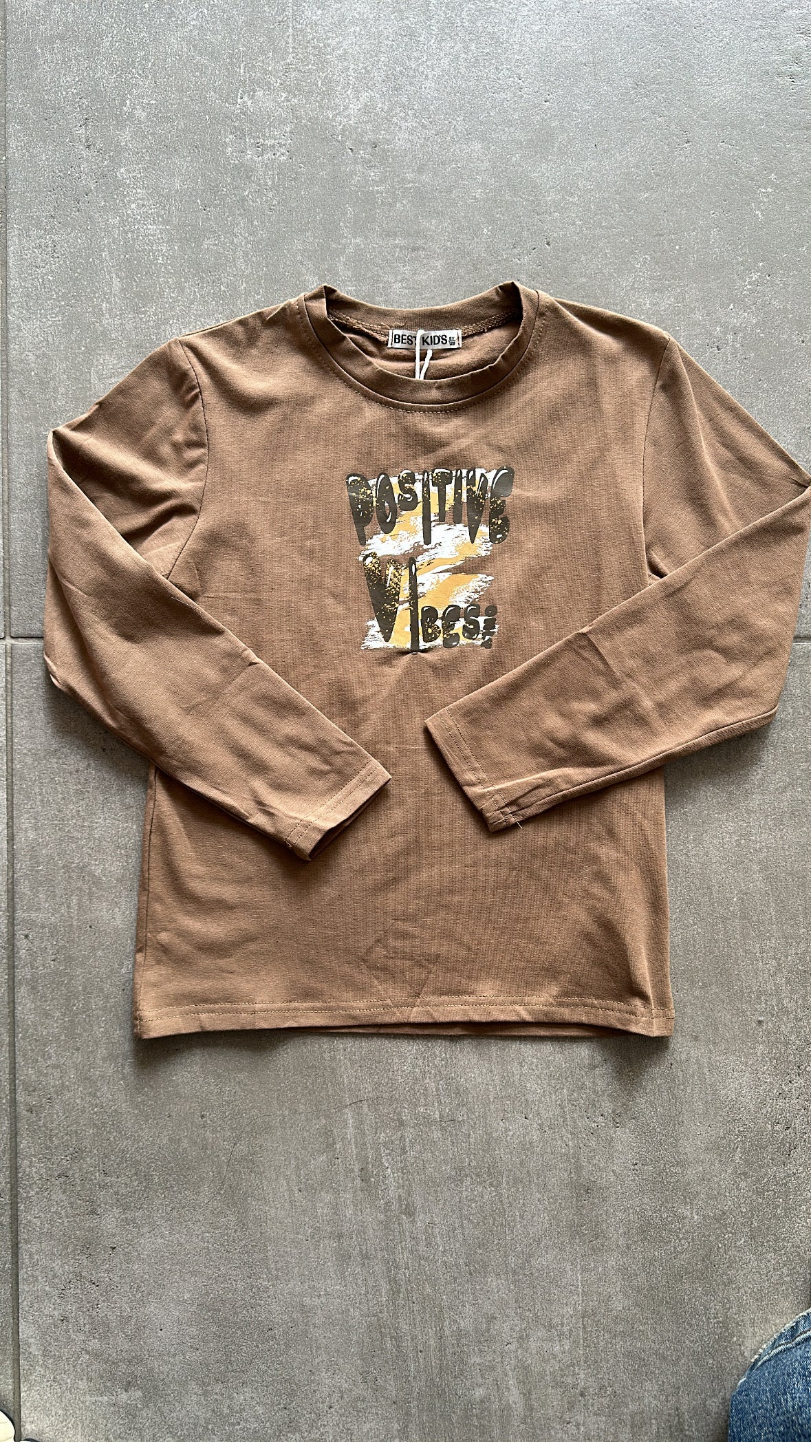 Maglia POSITIVE 8-16A - MARRONE