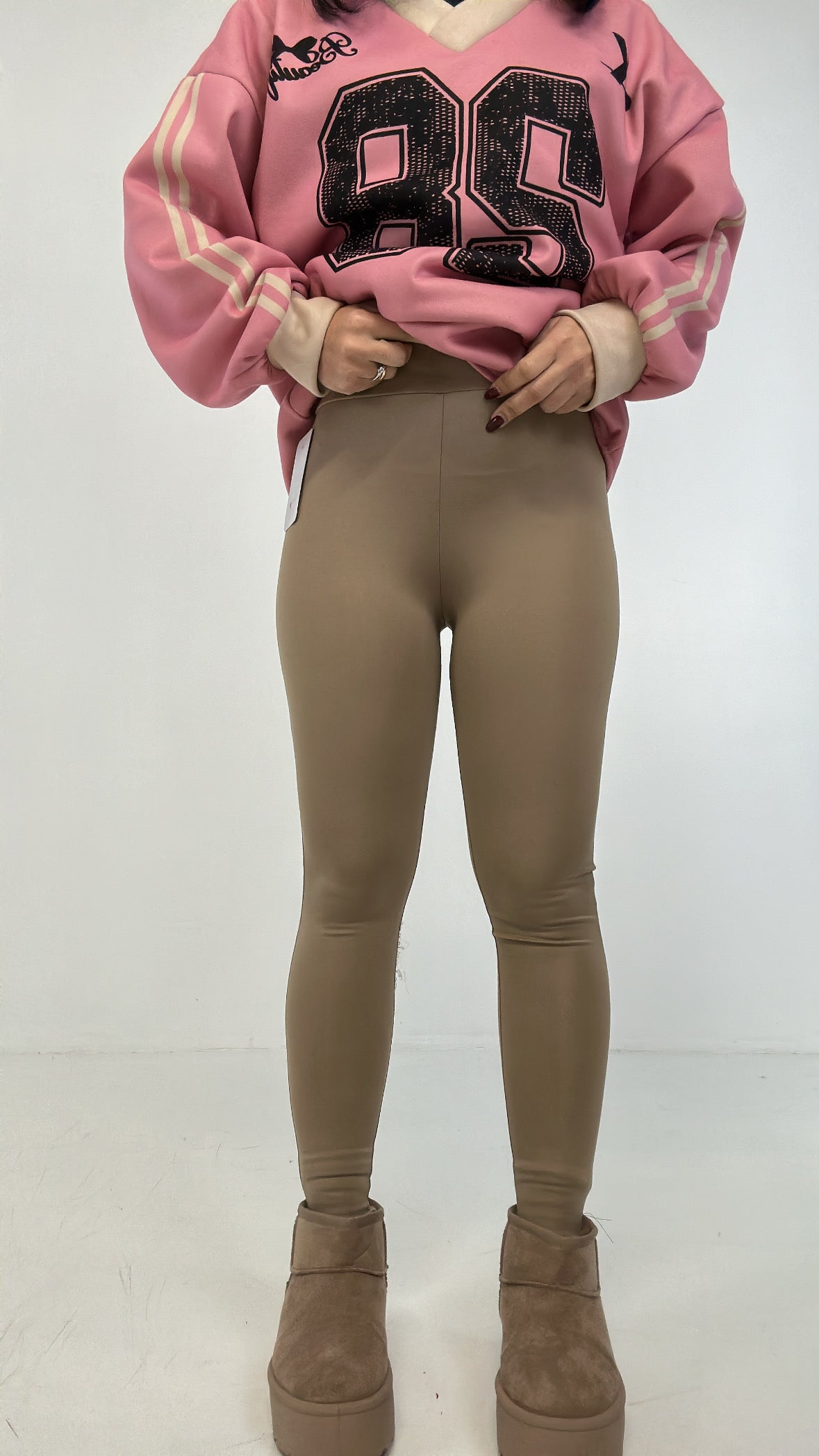 Leggins CON GHETTA LOW - BEIGE