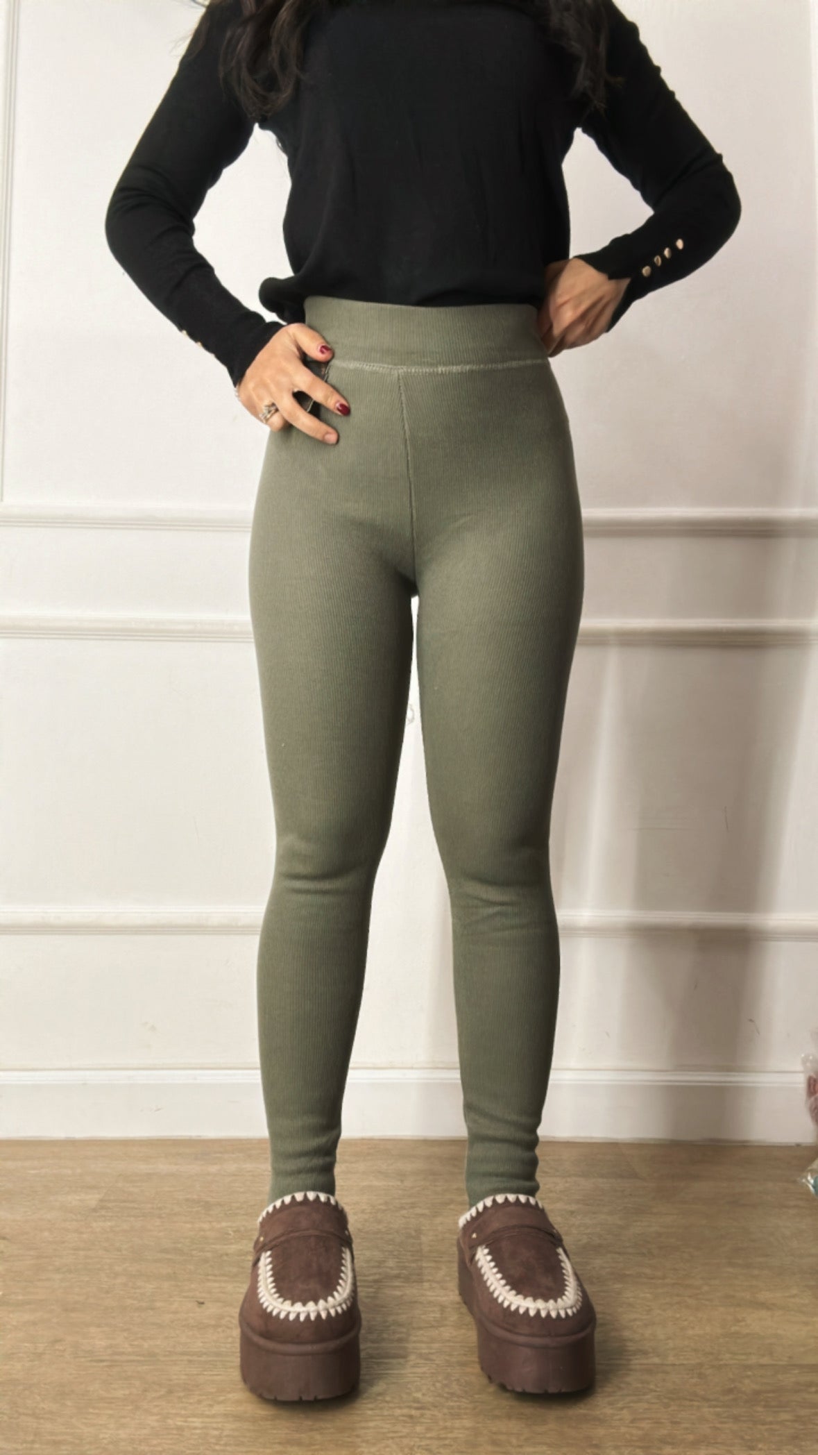 Leggins CALDO COSTINE - VERDE MILITARE