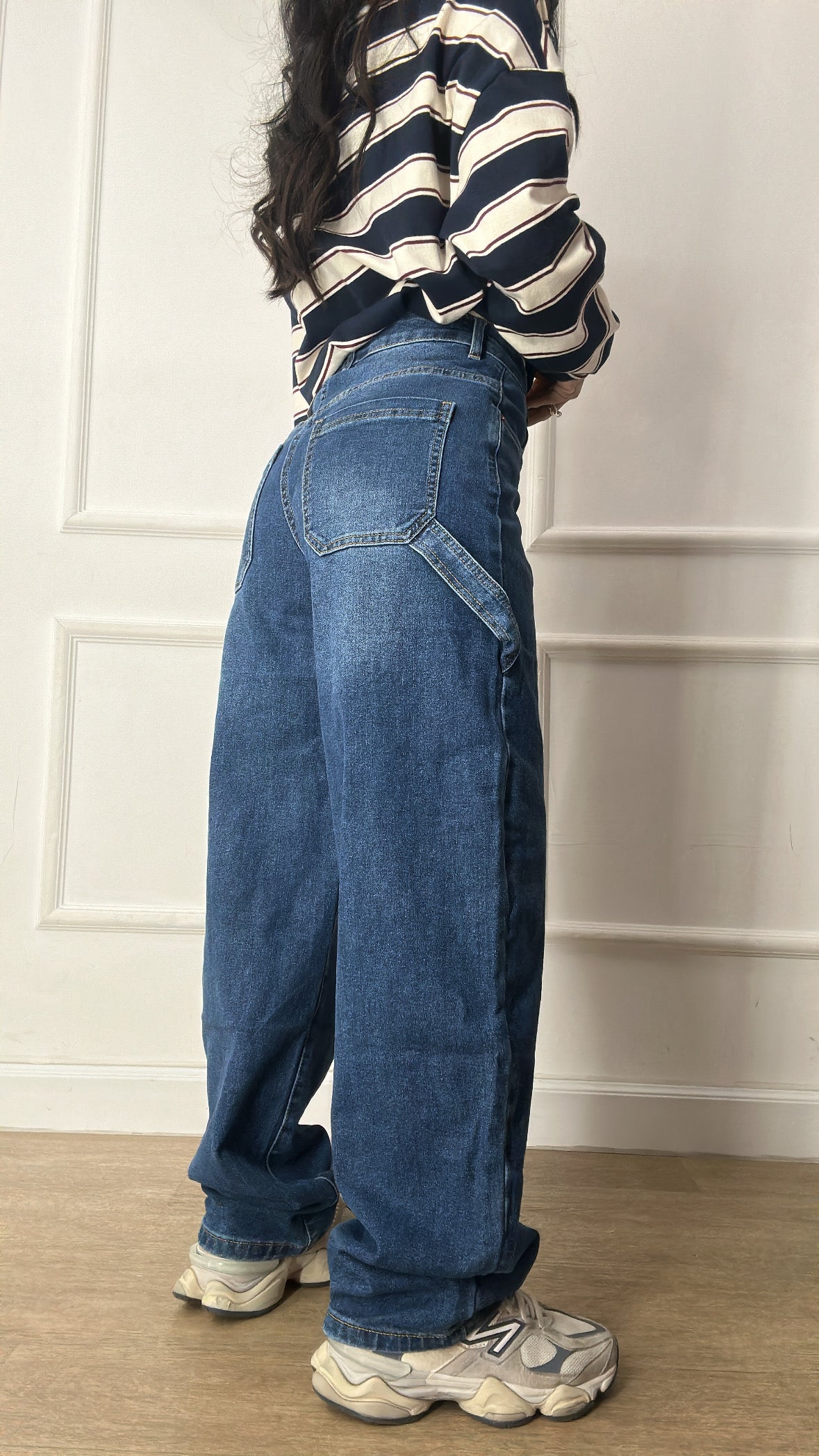 Jeans WIDE BALLON - JEANS SCURO