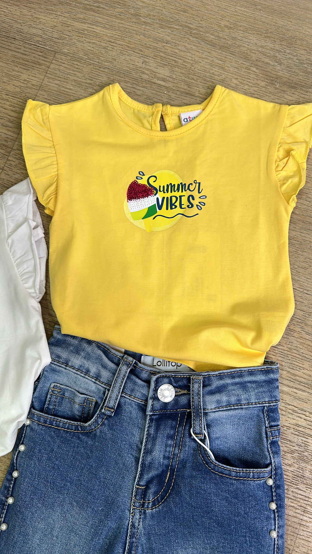 T-shirt SAMMER VIPERS 12-36M - GIALLO