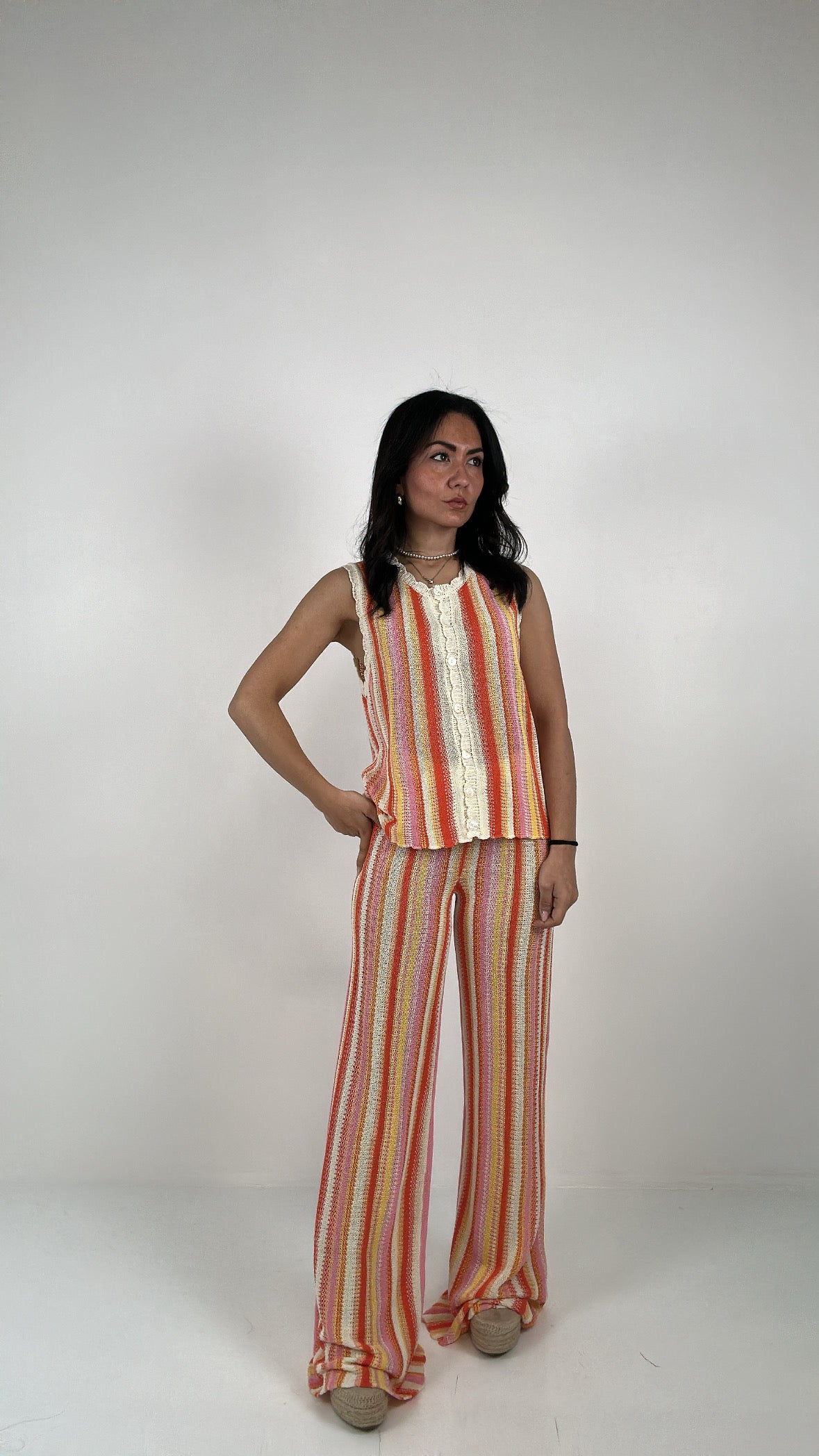 Coordinato FILO MULTICOLOR - PANNA