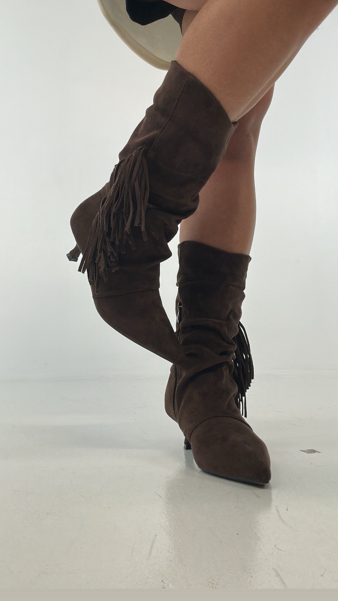 Stivaletto FRANGE - MARRONE