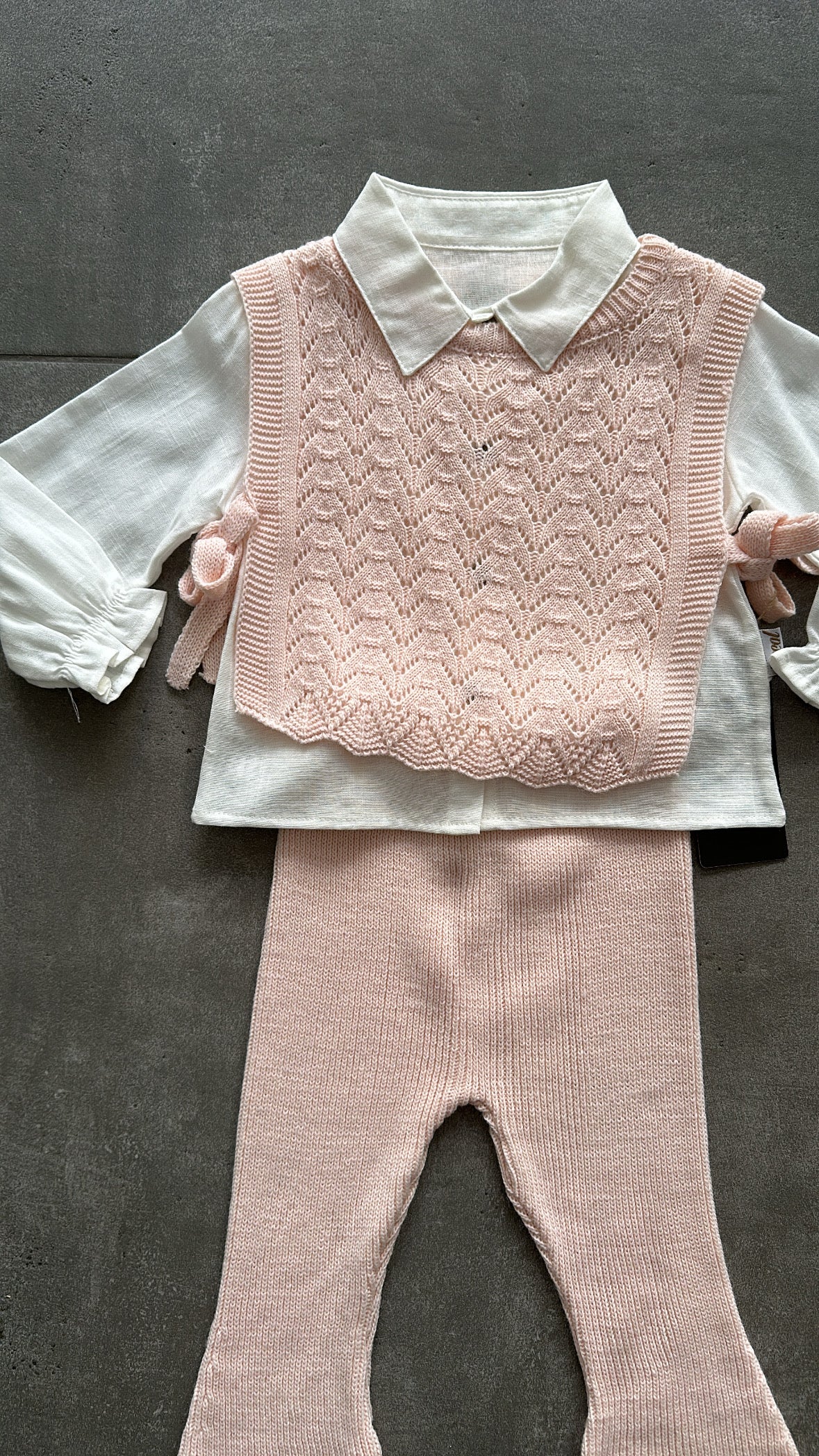 Completo GILET FOICCHI 9-24M - ROSA