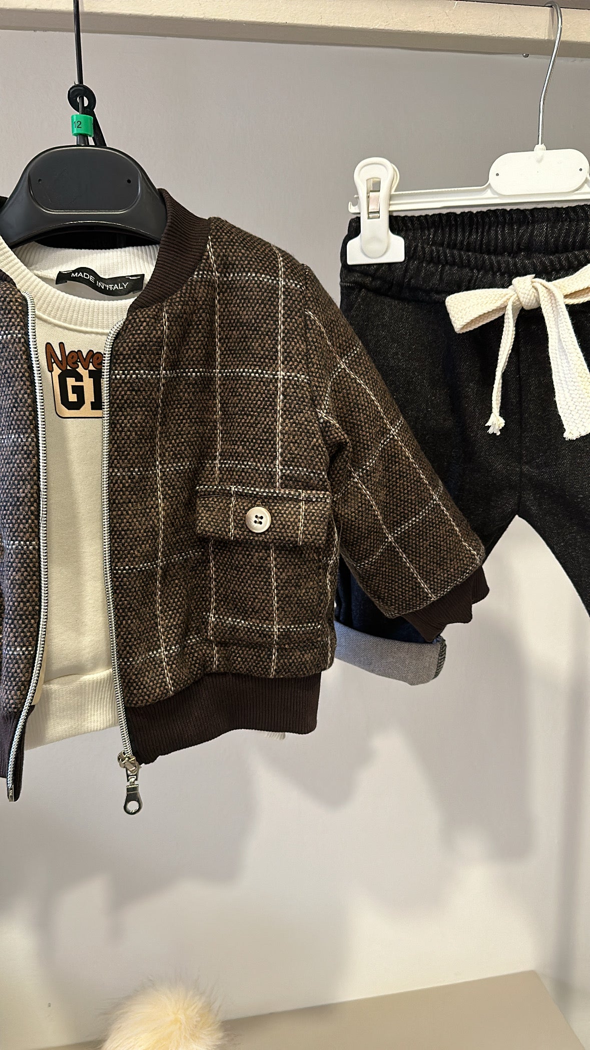 Completo NEVER 12-36M - MARRONE