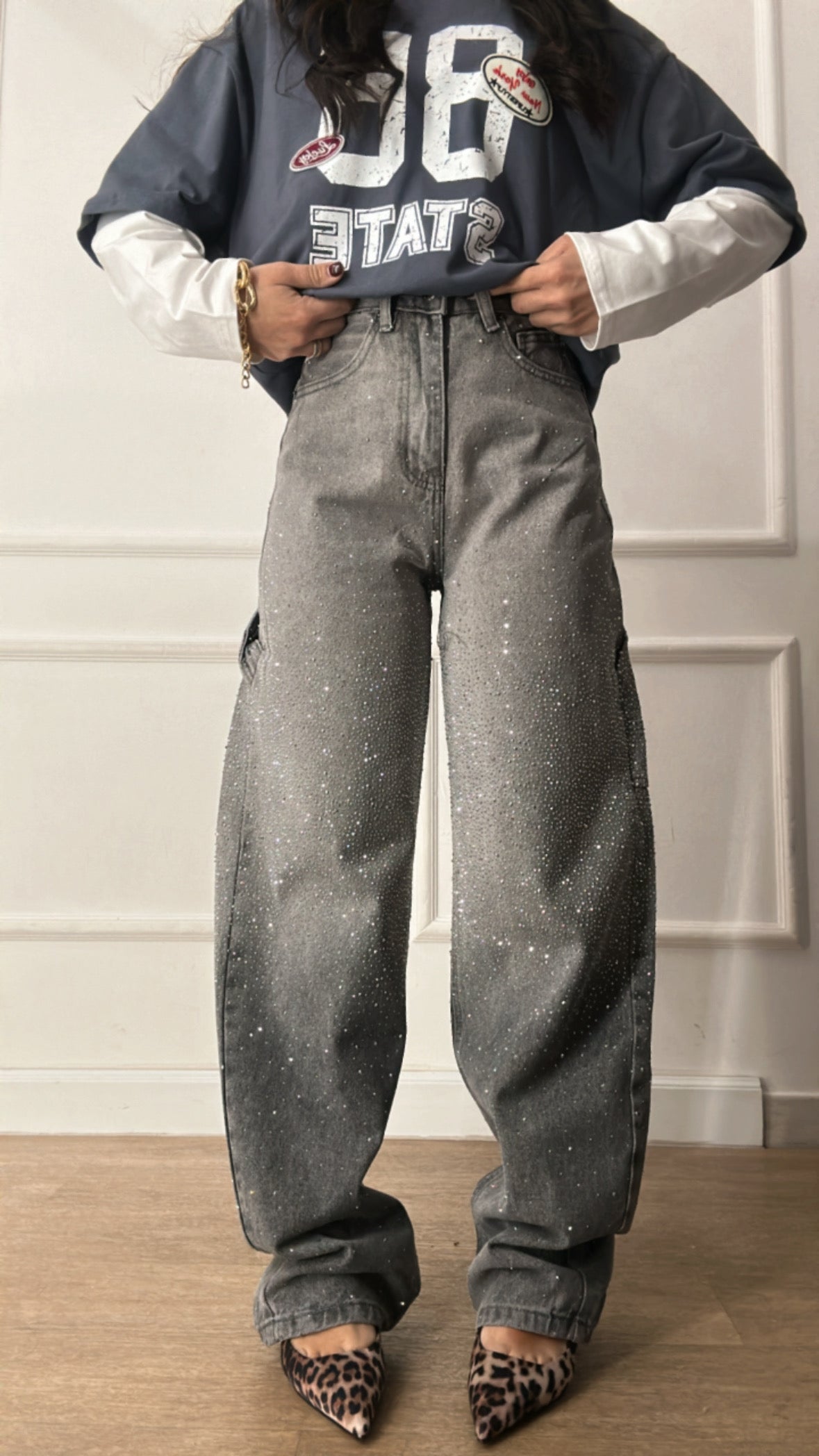 Jeans BAGGY CARPENTER - GRIGIO