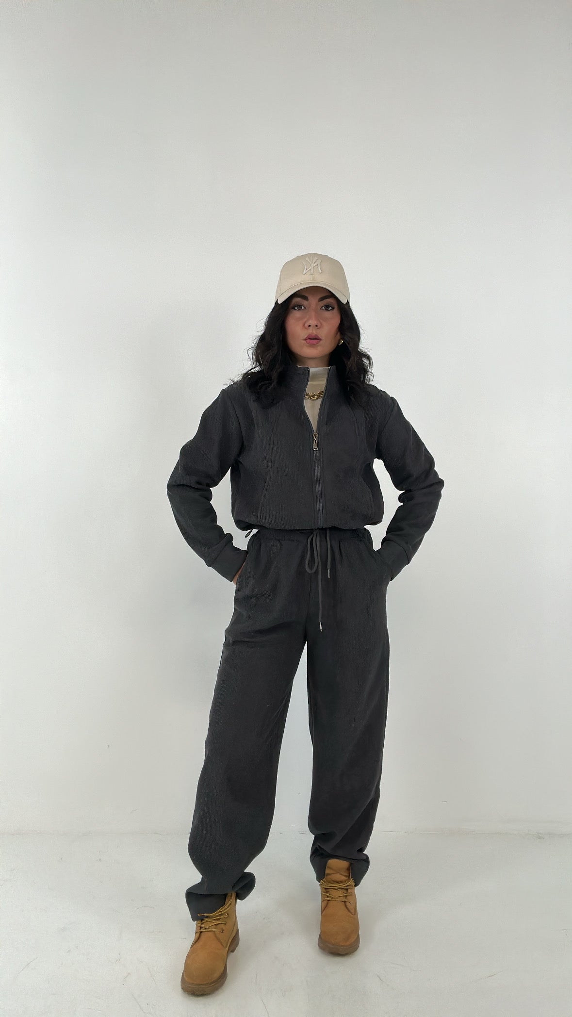 Tuta VELLUTO - GRIGIO