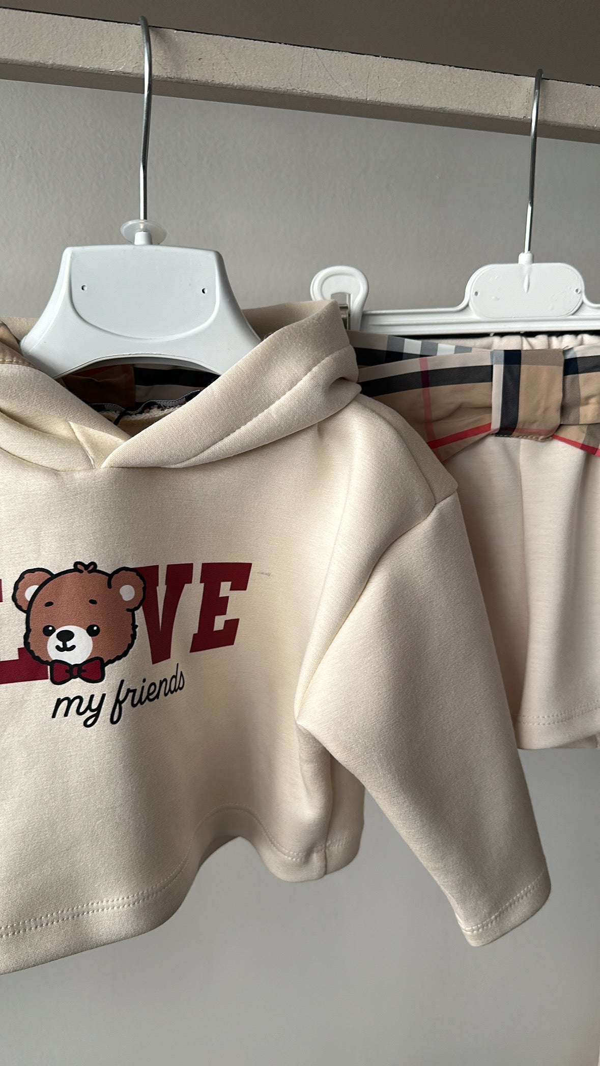 Completo ORSO LOVE 12-36M - BEIGE