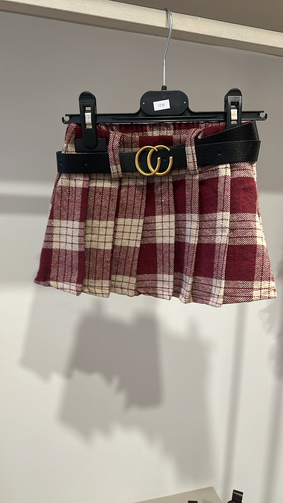 Gonna QUADRETTI 12-36M - BORDEAUX