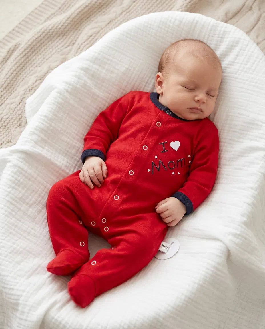 Tutina IN COTONE FAMILY - ROSSO