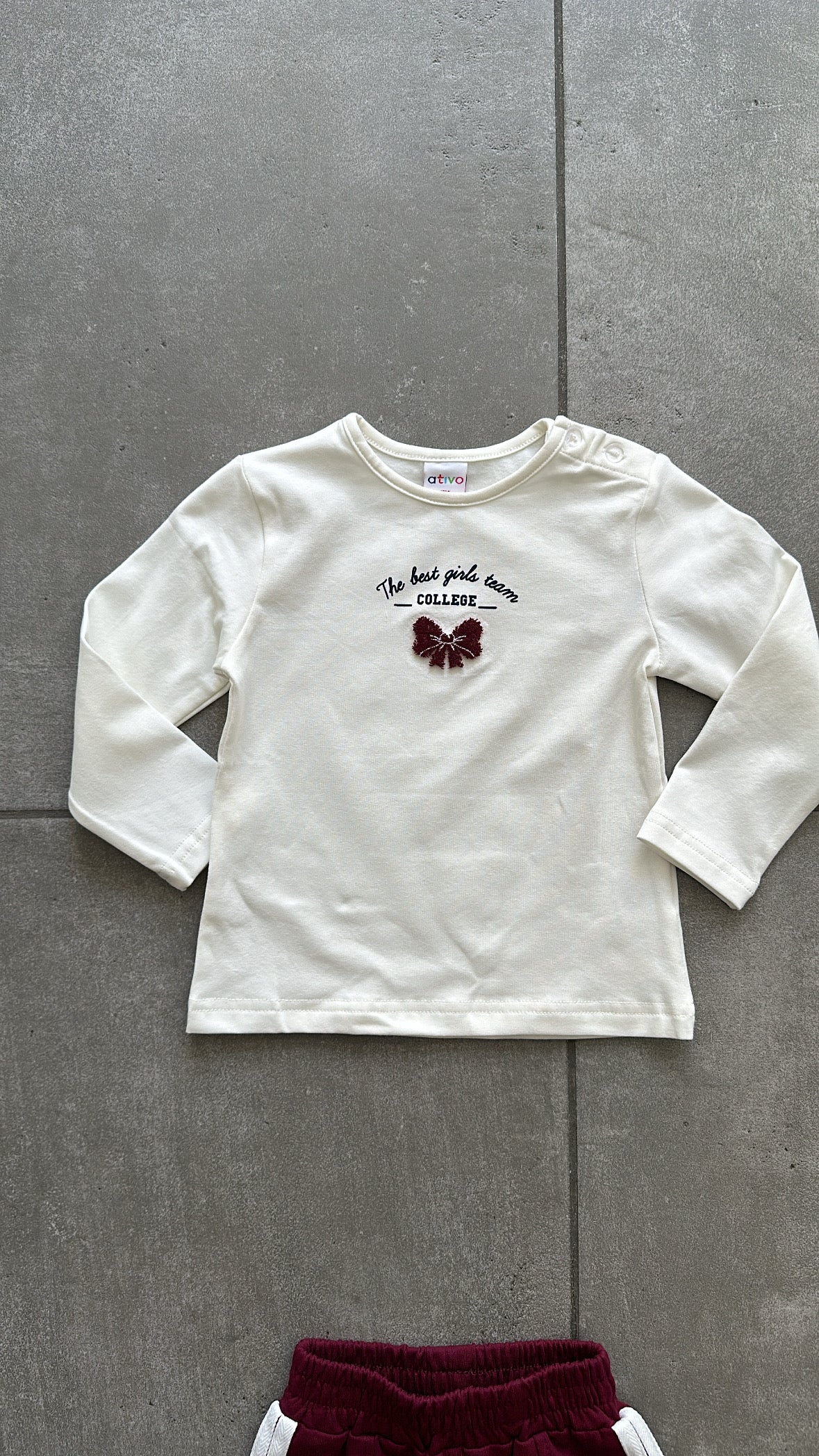 Maglia BEST GIRLS 12-36M - ROSSO