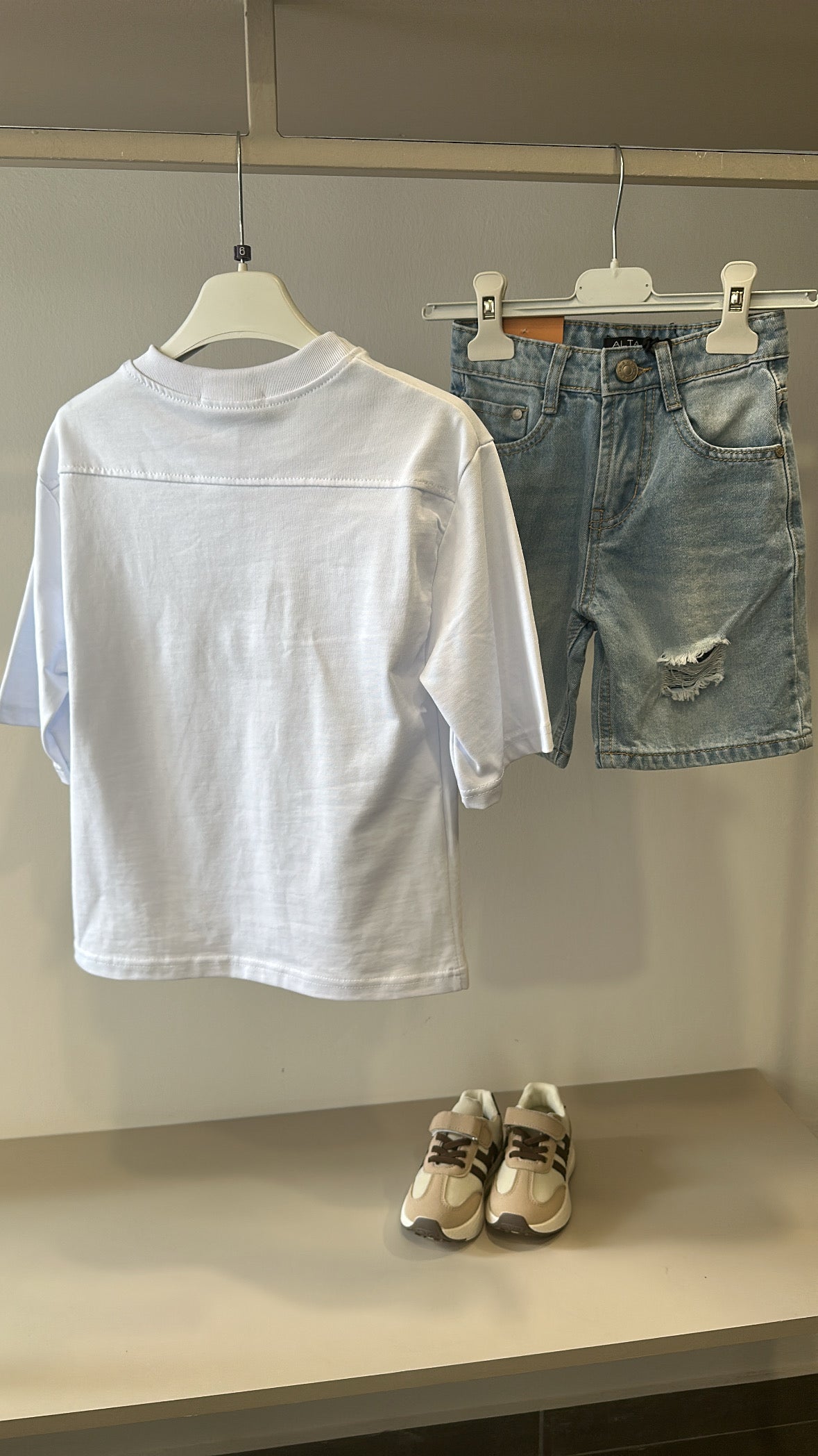 T-shirt BASICA 4-16A - BIANCO