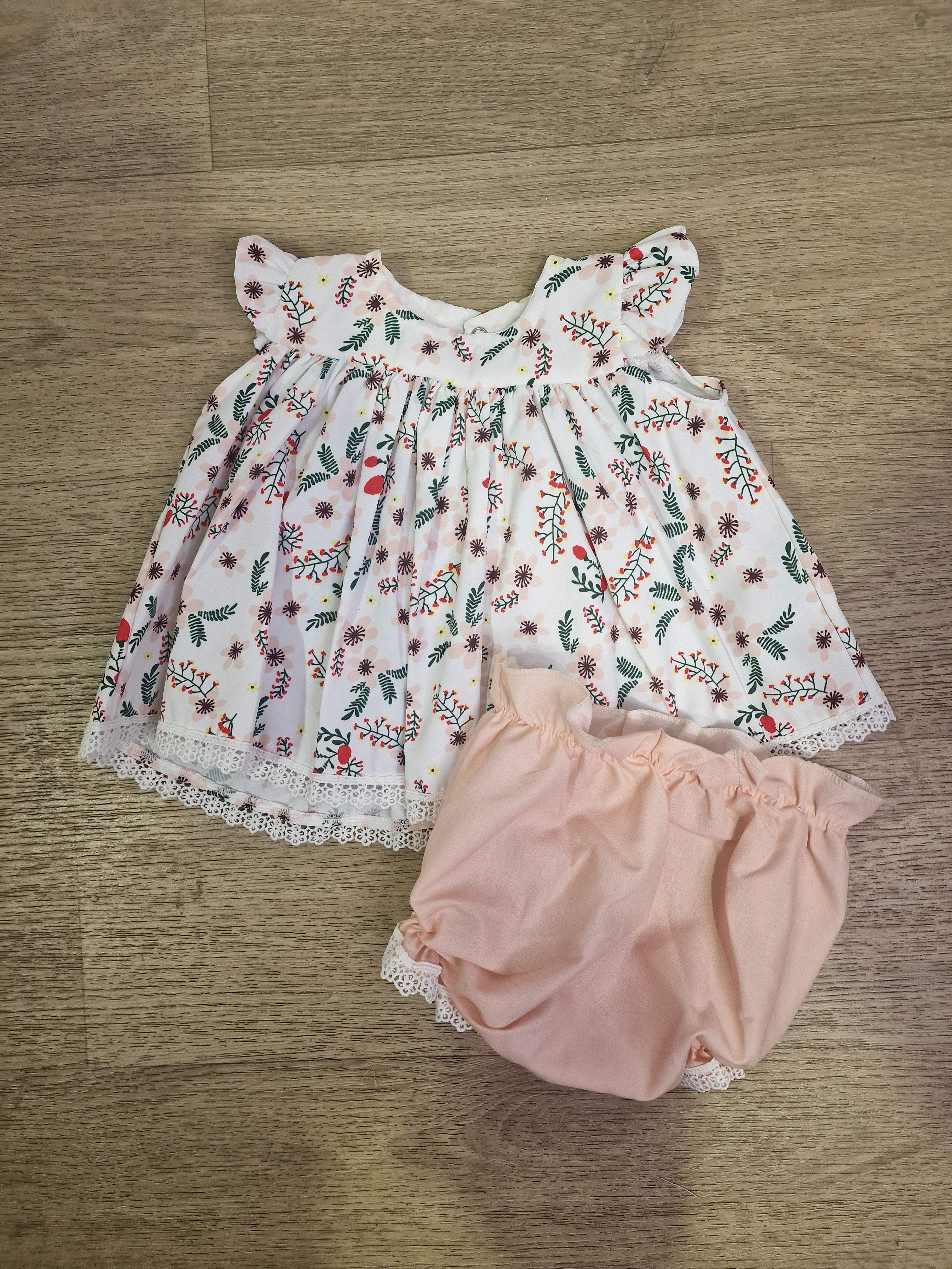 Vestito FIOR DI FIOR 9-24M - BIANCO