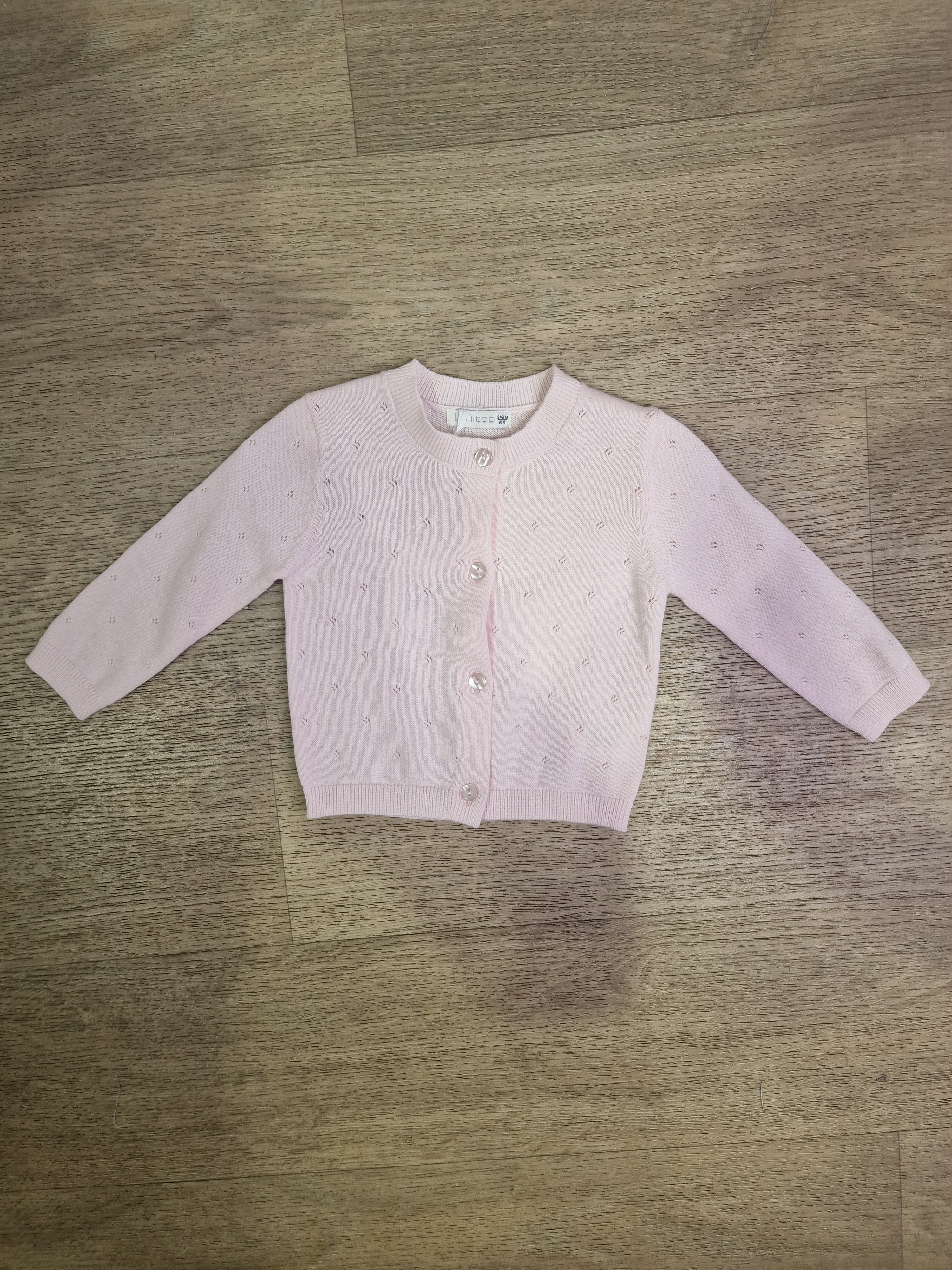 Cardigan FILO 3-18M - ROSA