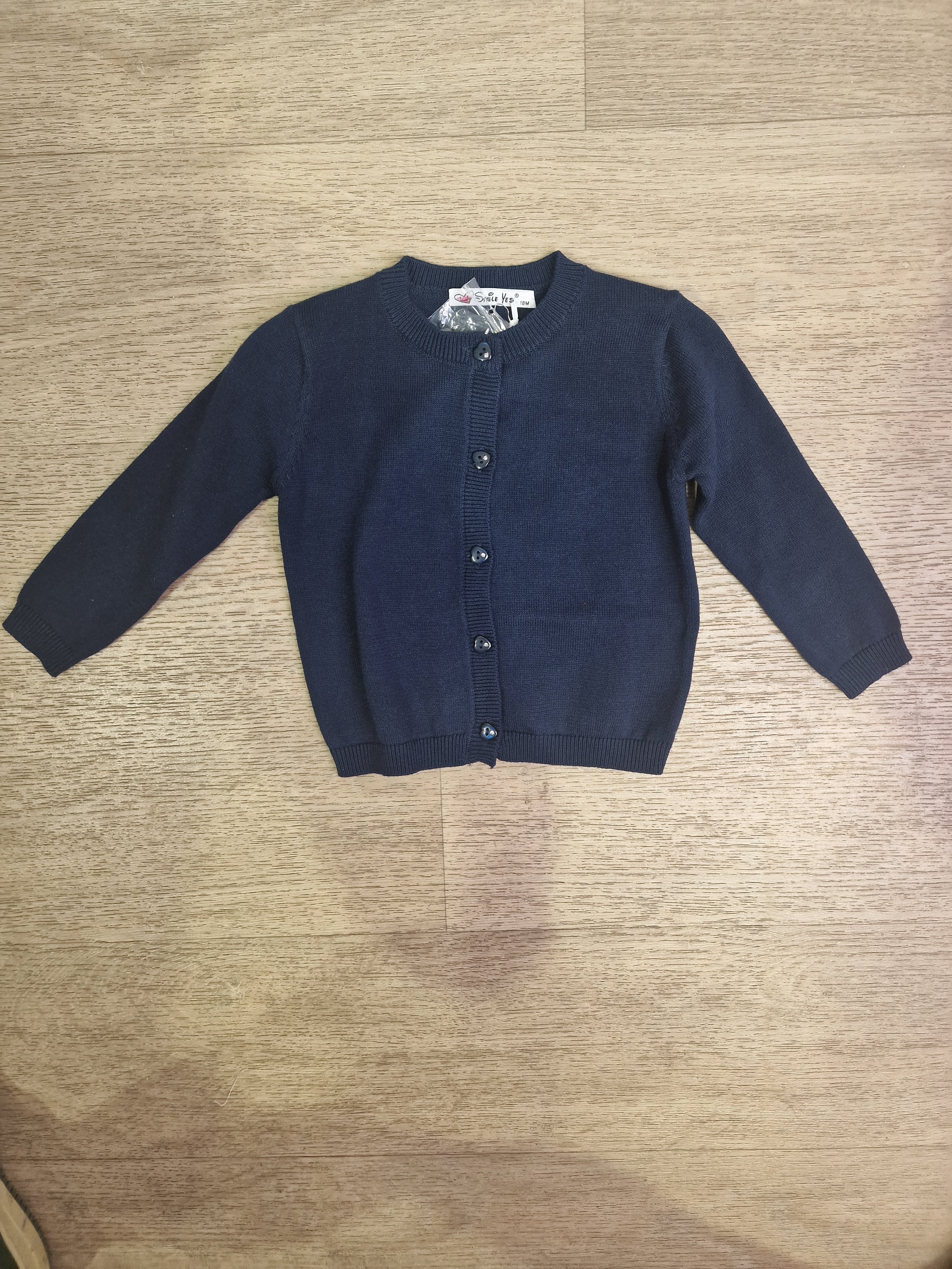 Cardigan SMILE 12-36M - BLU