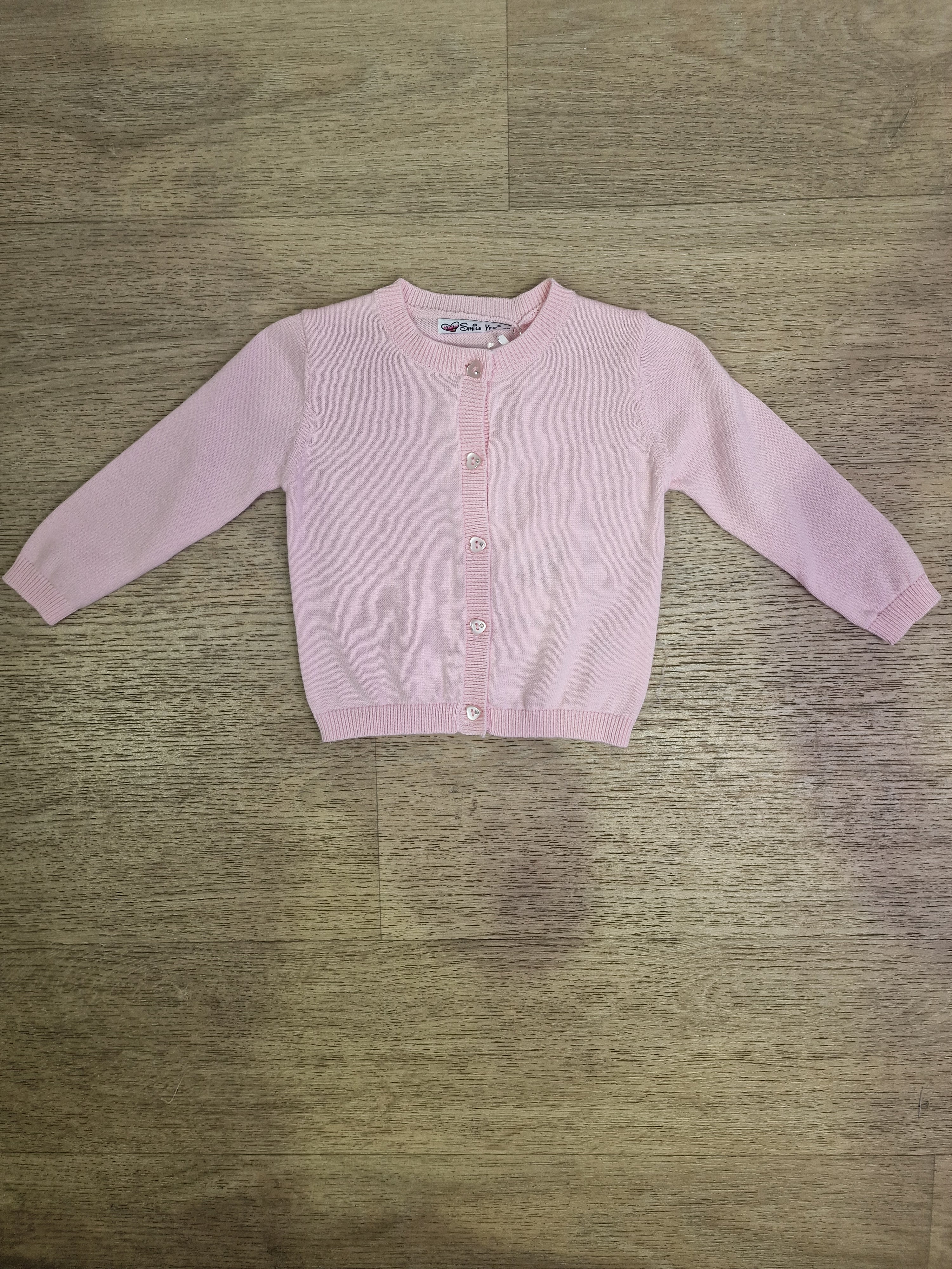 Cardigan SMILE 12-36M - ROSA