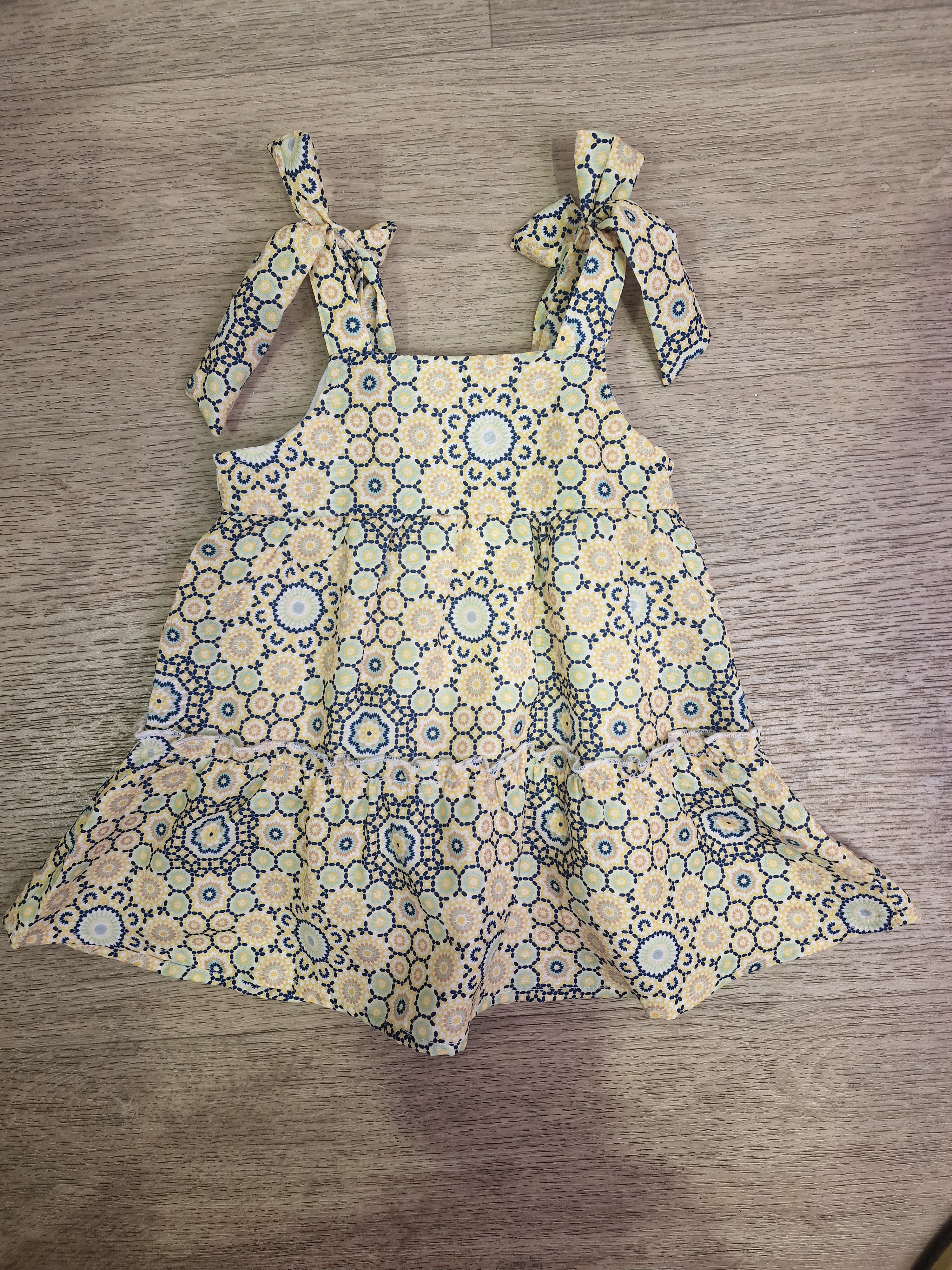 Vestitino ETNICO 6-36M - GIALLO