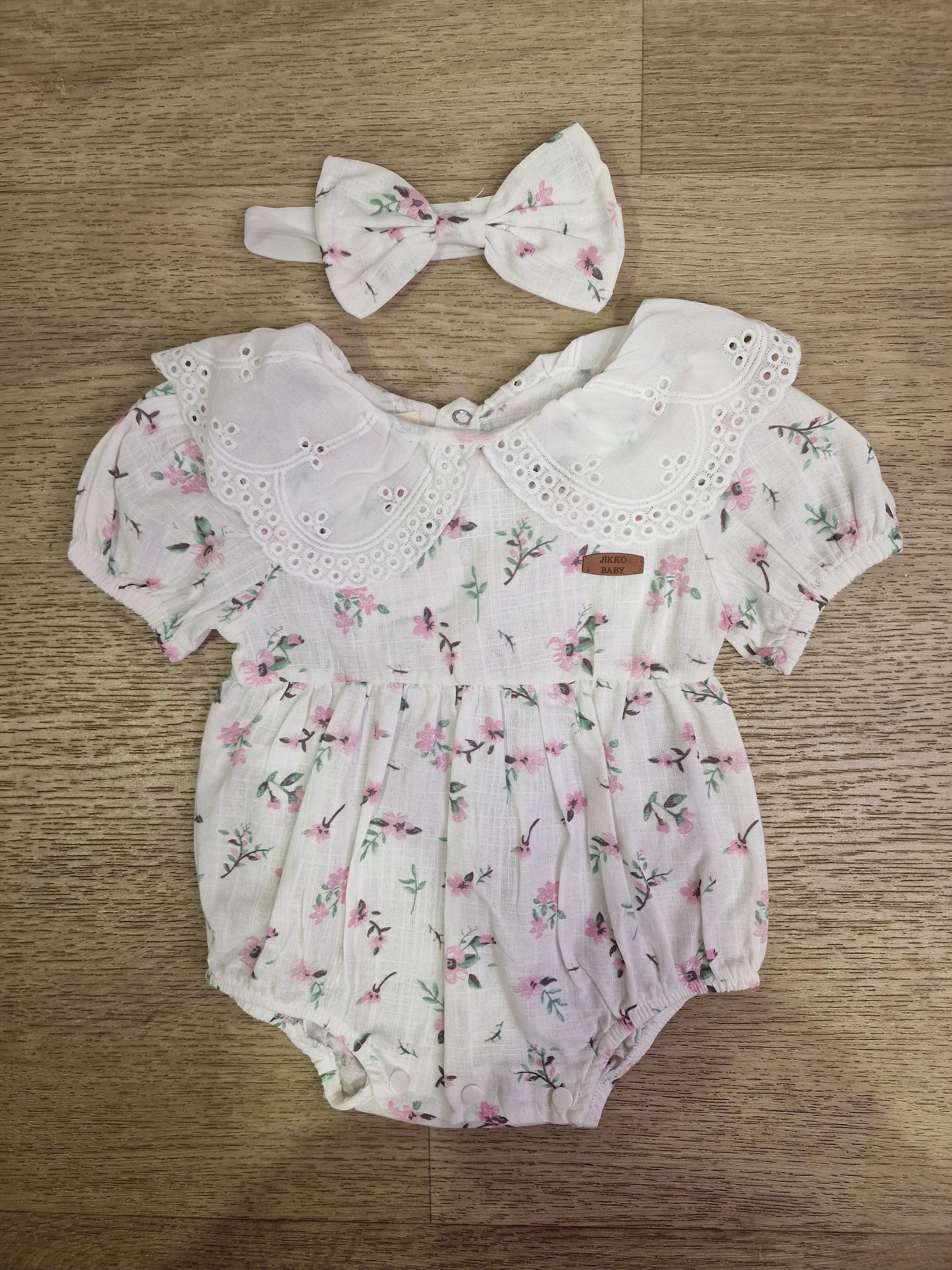 Pagliaccetto FIORELLINO 6-18M - BIANCO