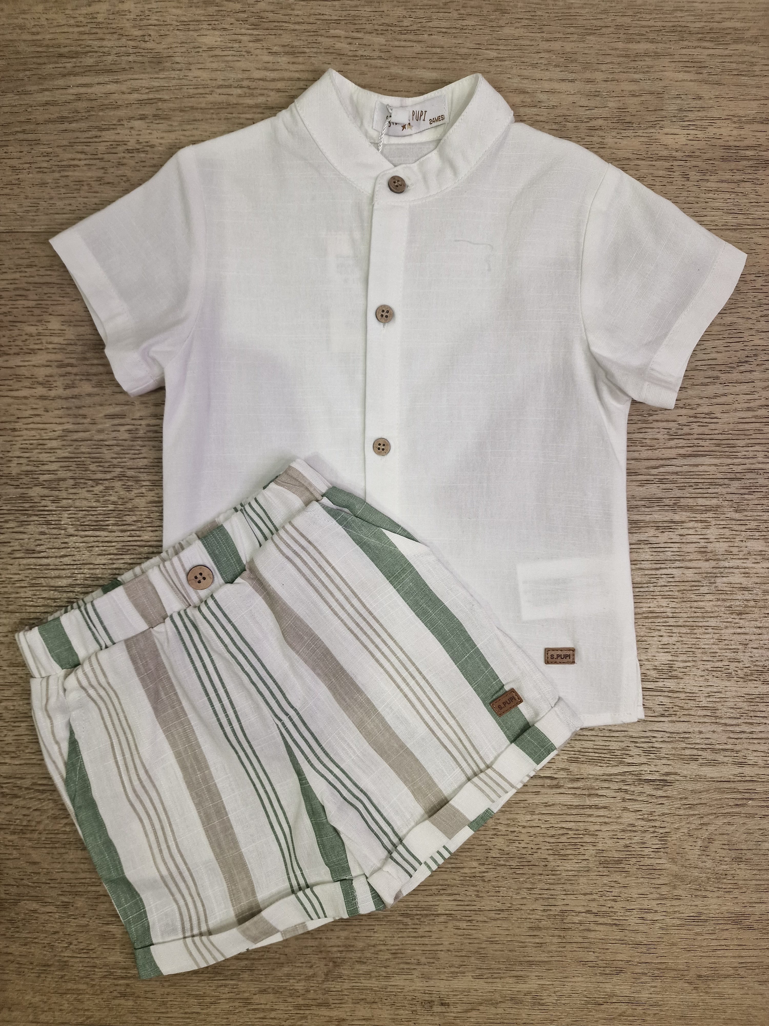 Completo RIGATO 12-36M - VERDE