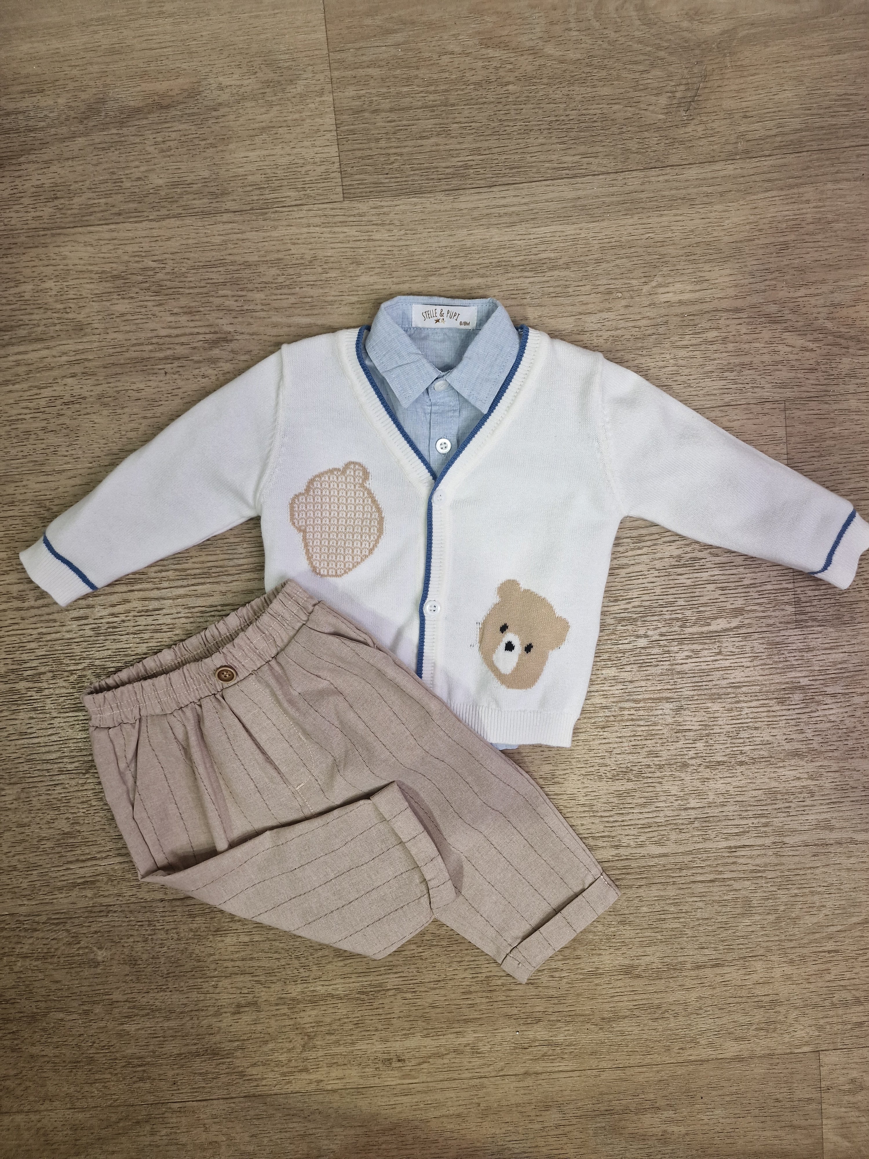 Set ORSETTO 3-18M - BEIGE