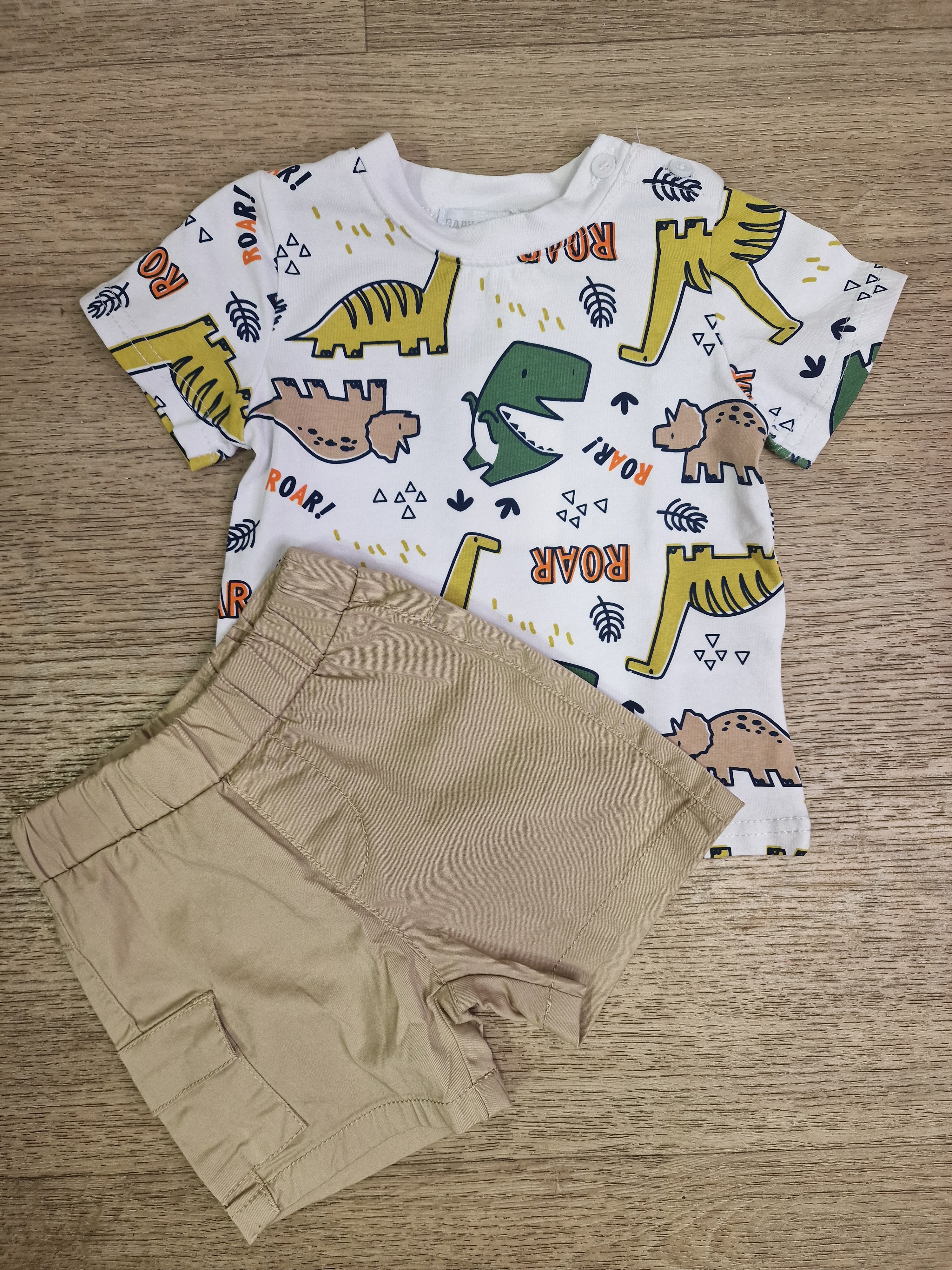 Completo DINOSAURO 3-18M - BEIGE