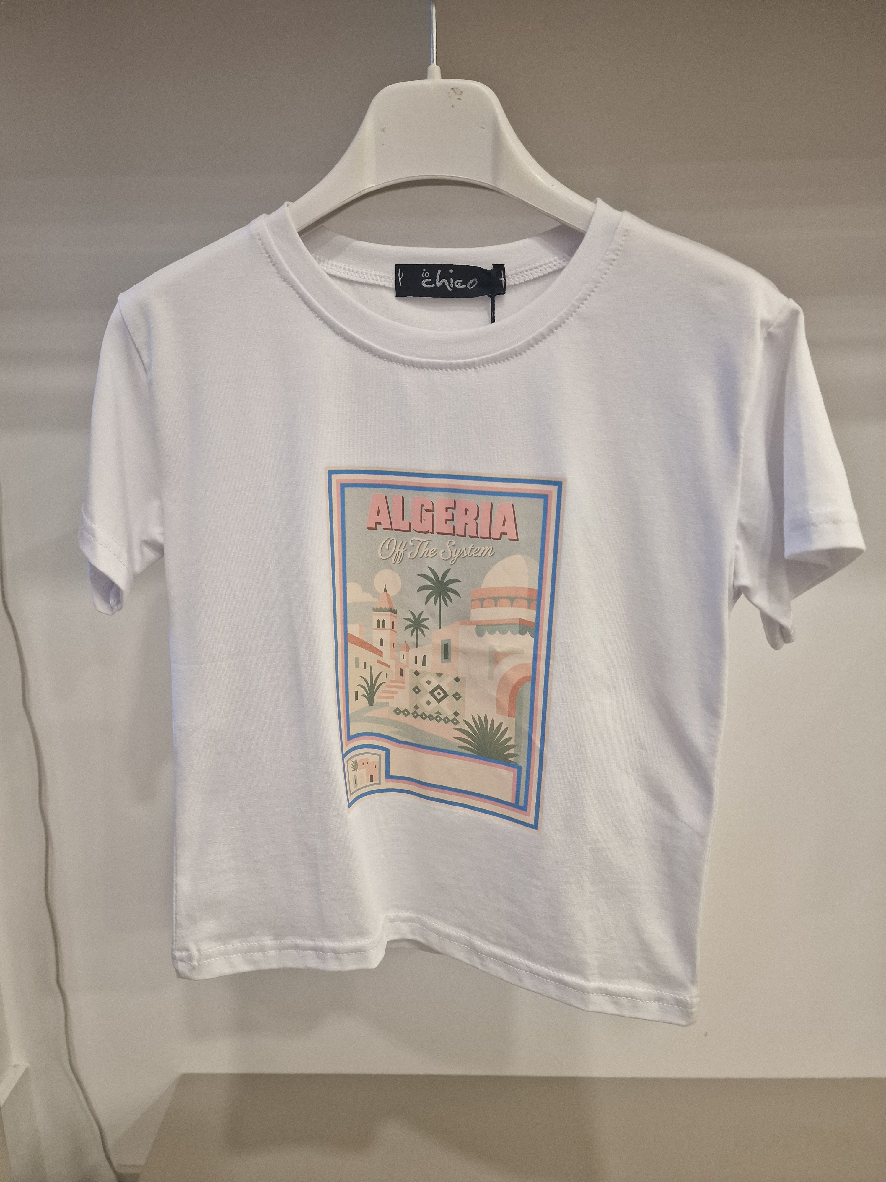 T.shirt ALGERIA 4-14 - BIANCO