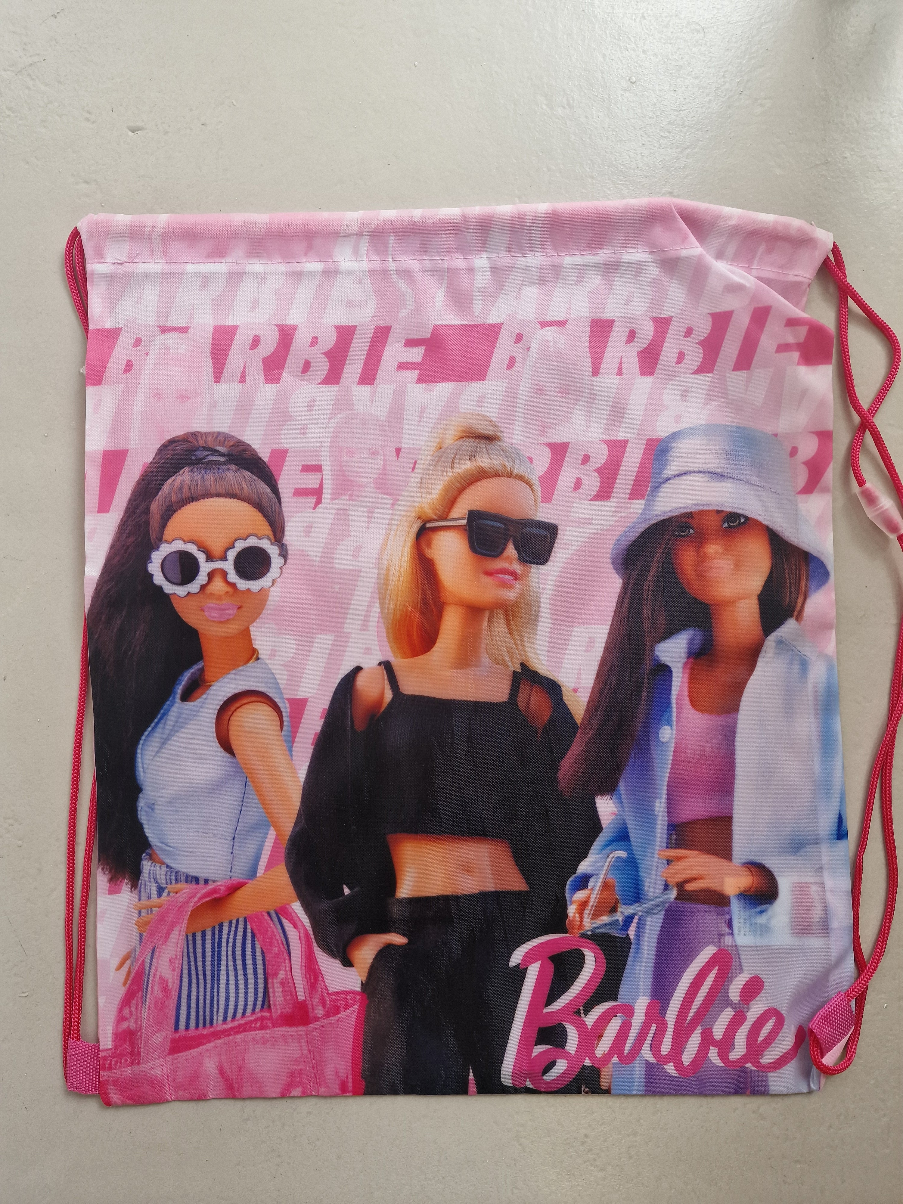 Sacca IN TESS. DISNEY - ROSA BARBIE