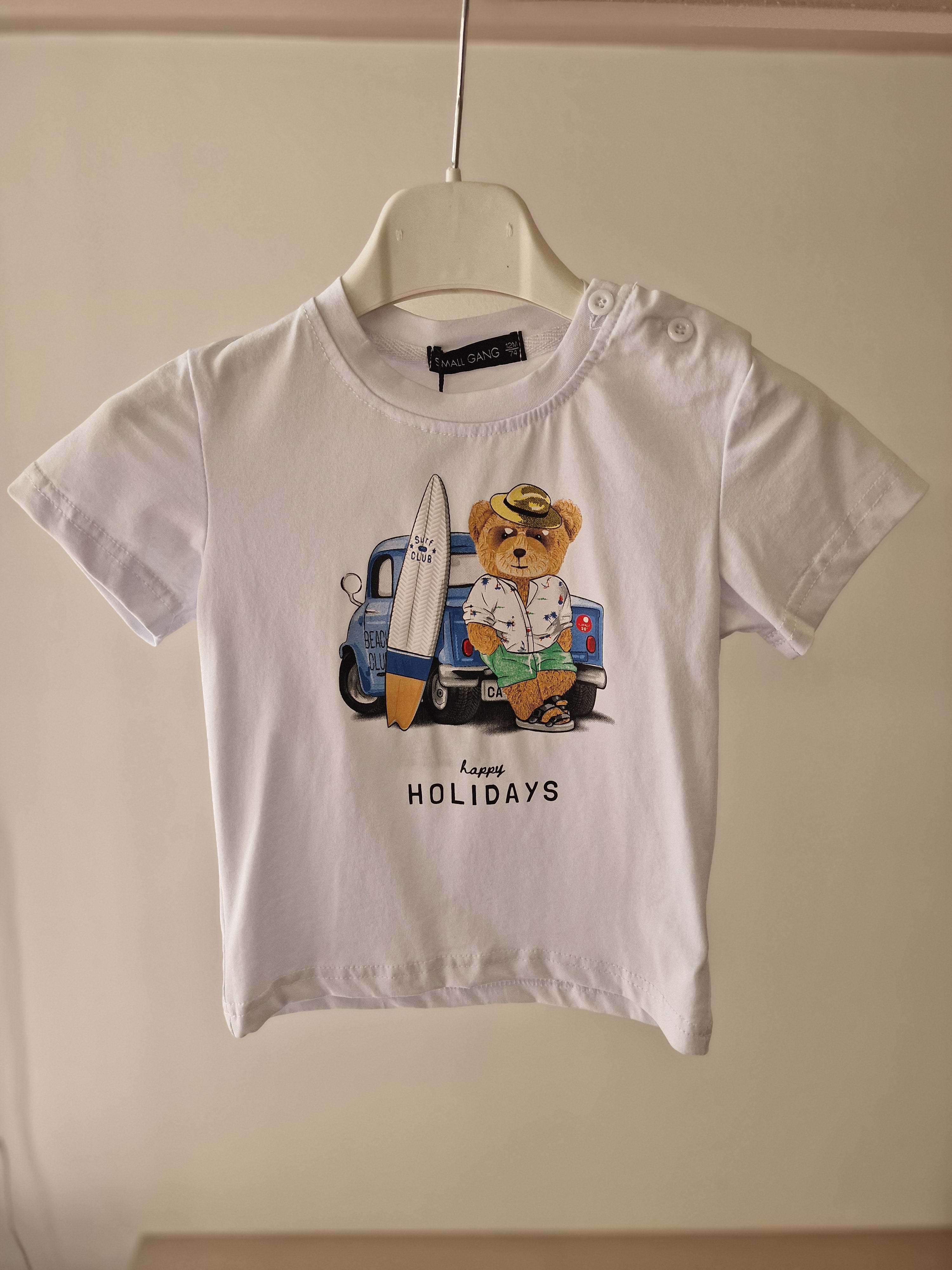 T-shirt ORSETTO 12-36M - BIANCO