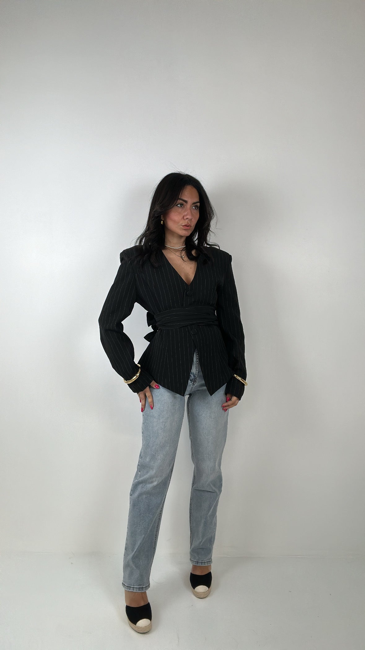 Jeans IMPUNTURA BEIGE - JEANS