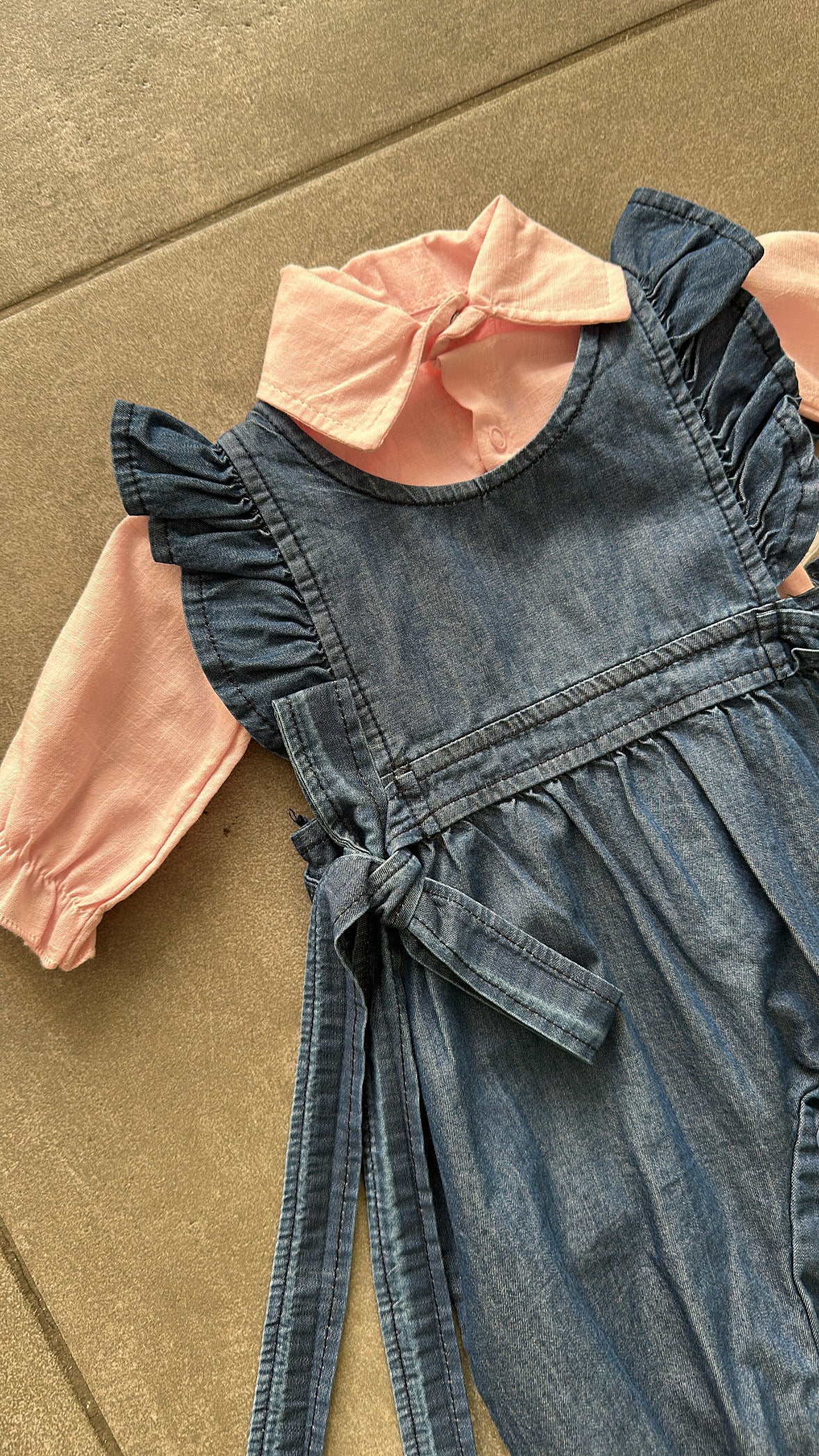 Tutina CON CAMICIA 0-9 - JEANS