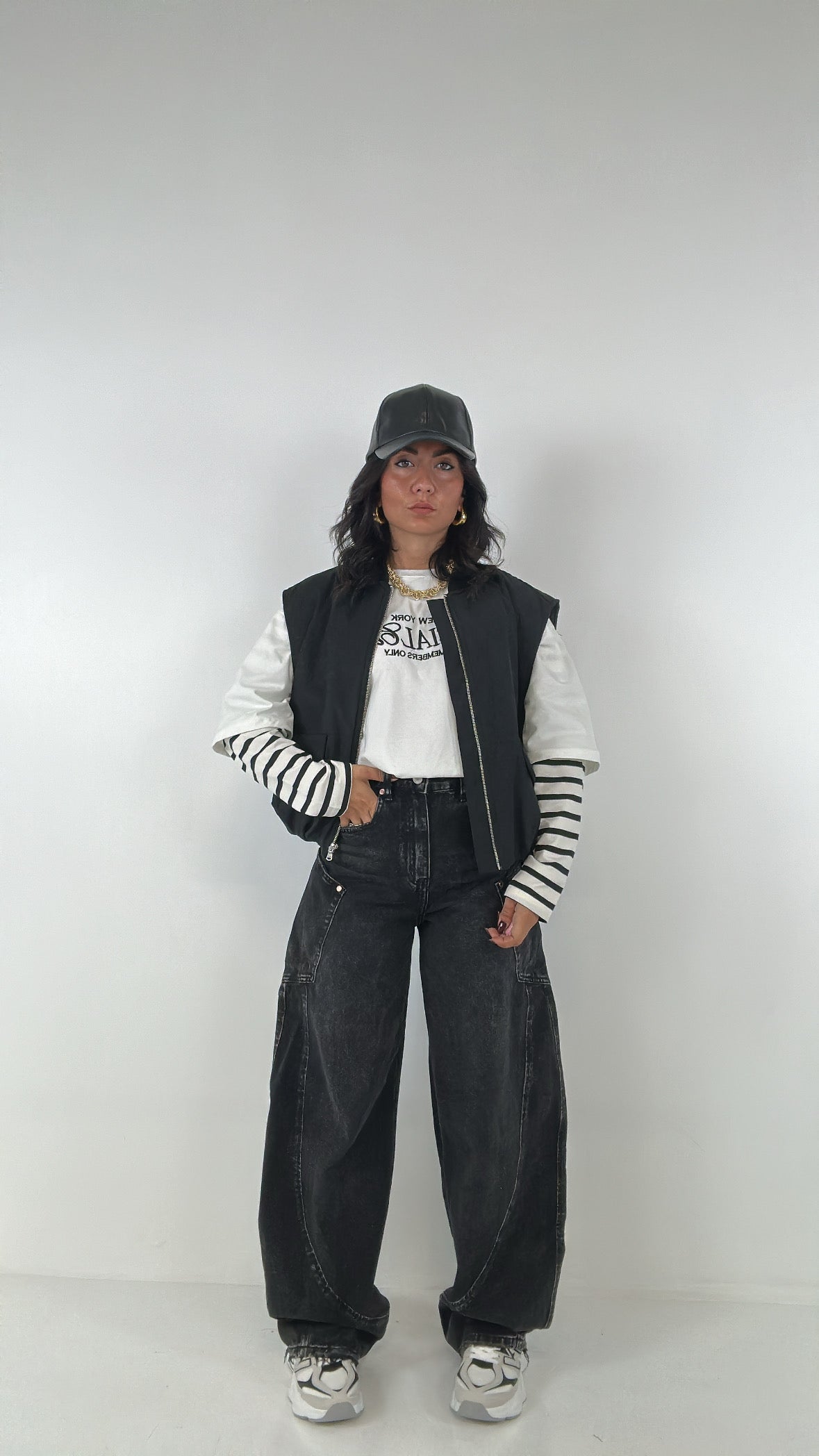 Gilet BOMBER LUMINA - NERO
