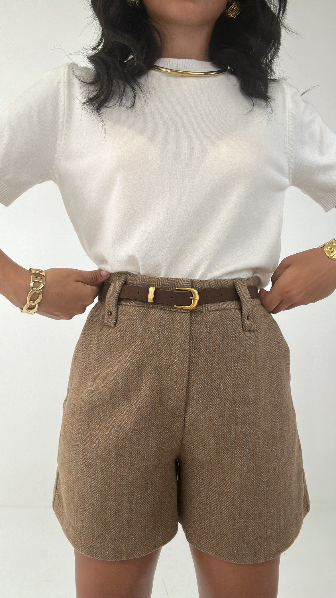 Shorts SPIGATO - CAMMELLO