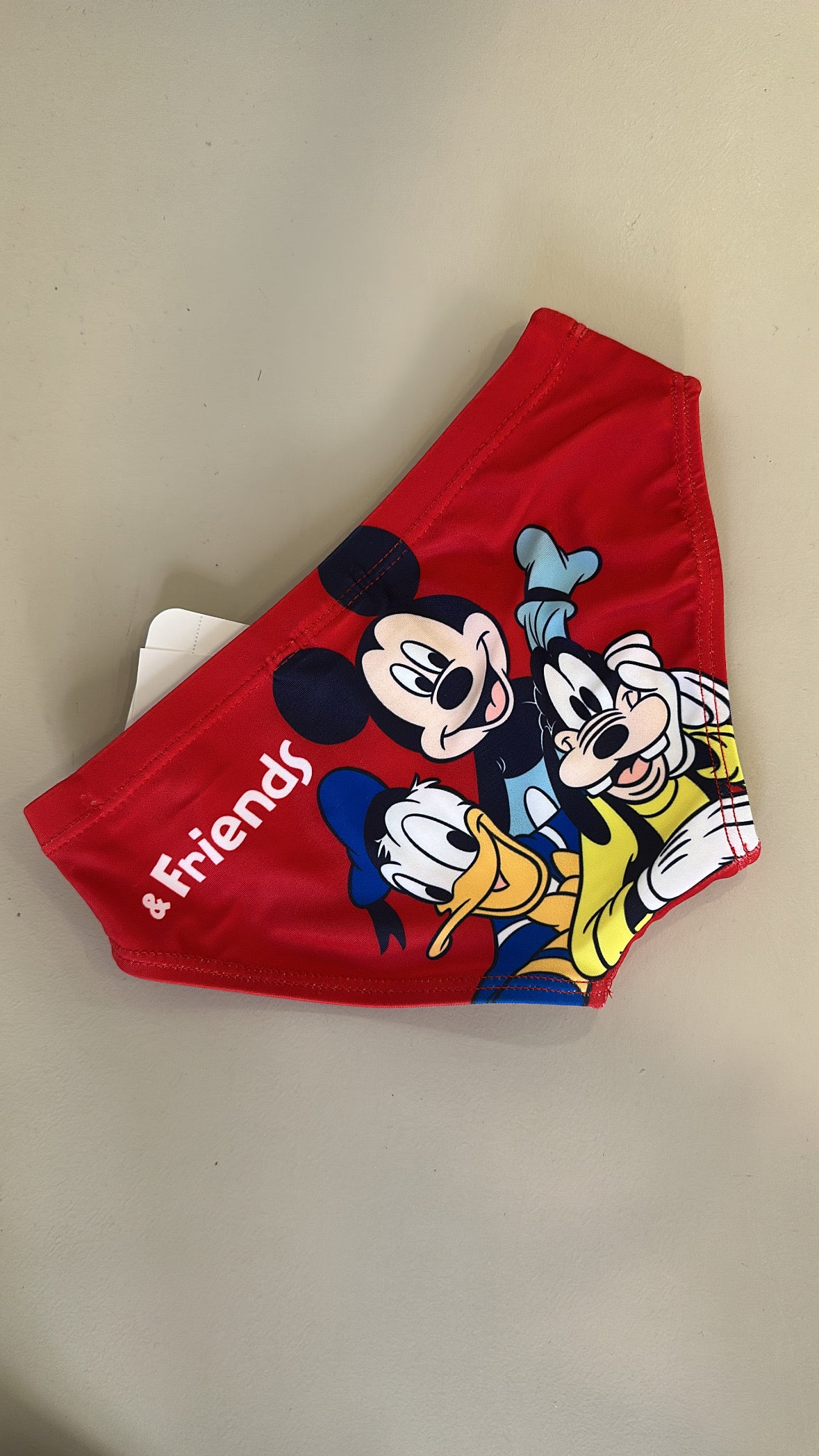 Costume MUTANDINA TOPOLINO 12-36M - ROSSO